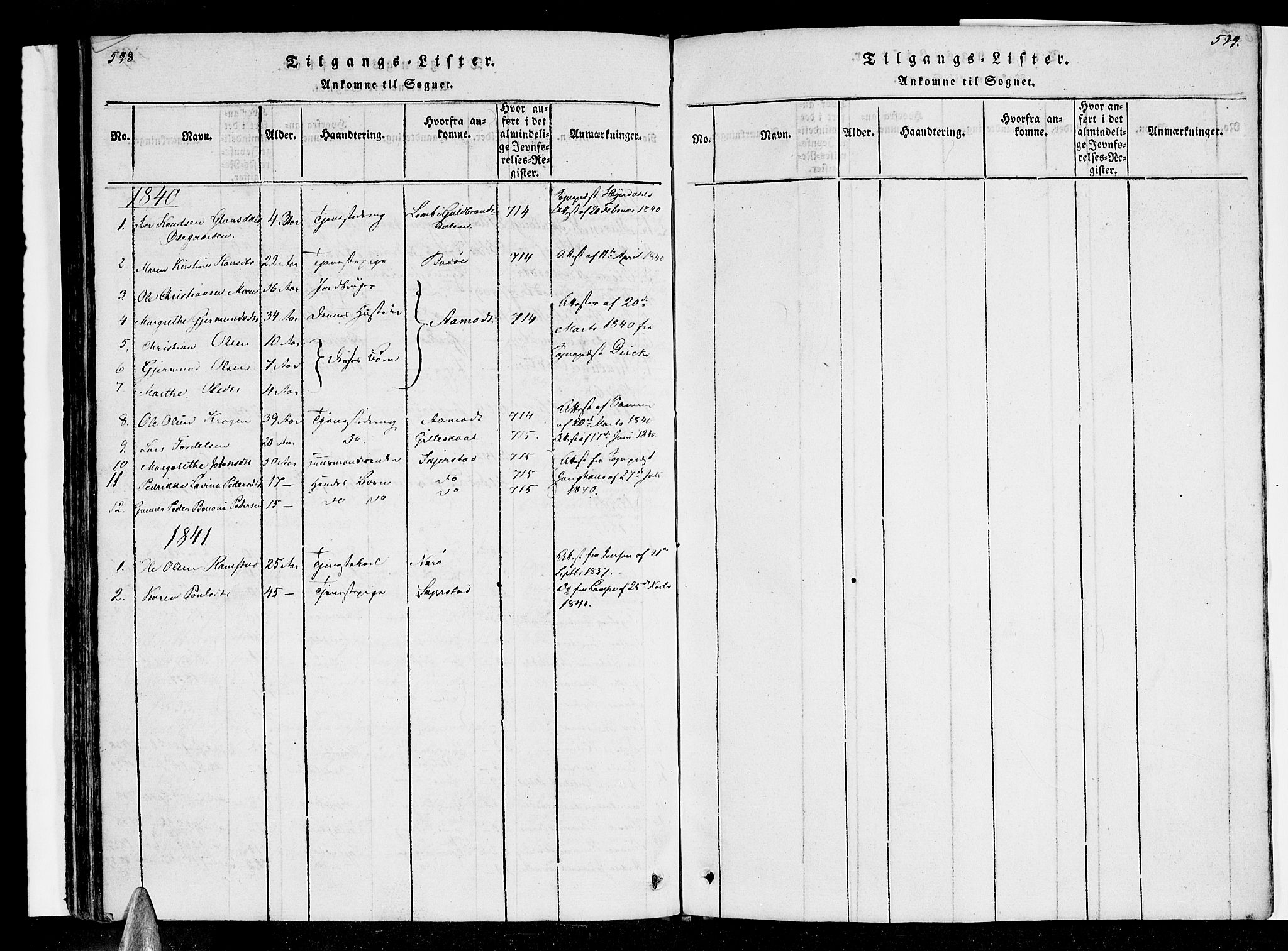 Ministerialprotokoller, klokkerbøker og fødselsregistre - Nordland, AV/SAT-A-1459/847/L0665: Ministerialbok nr. 847A05, 1818-1841, s. 598-599