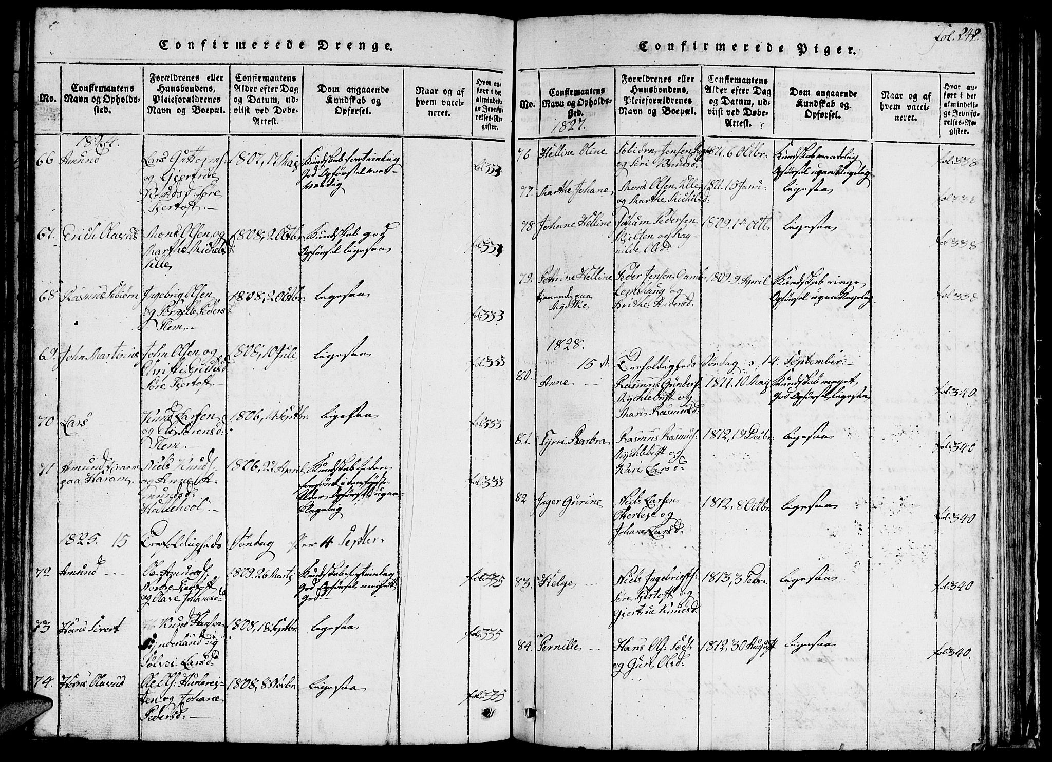 Ministerialprotokoller, klokkerbøker og fødselsregistre - Møre og Romsdal, SAT/A-1454/536/L0506: Klokkerbok nr. 536C01, 1818-1859, s. 242