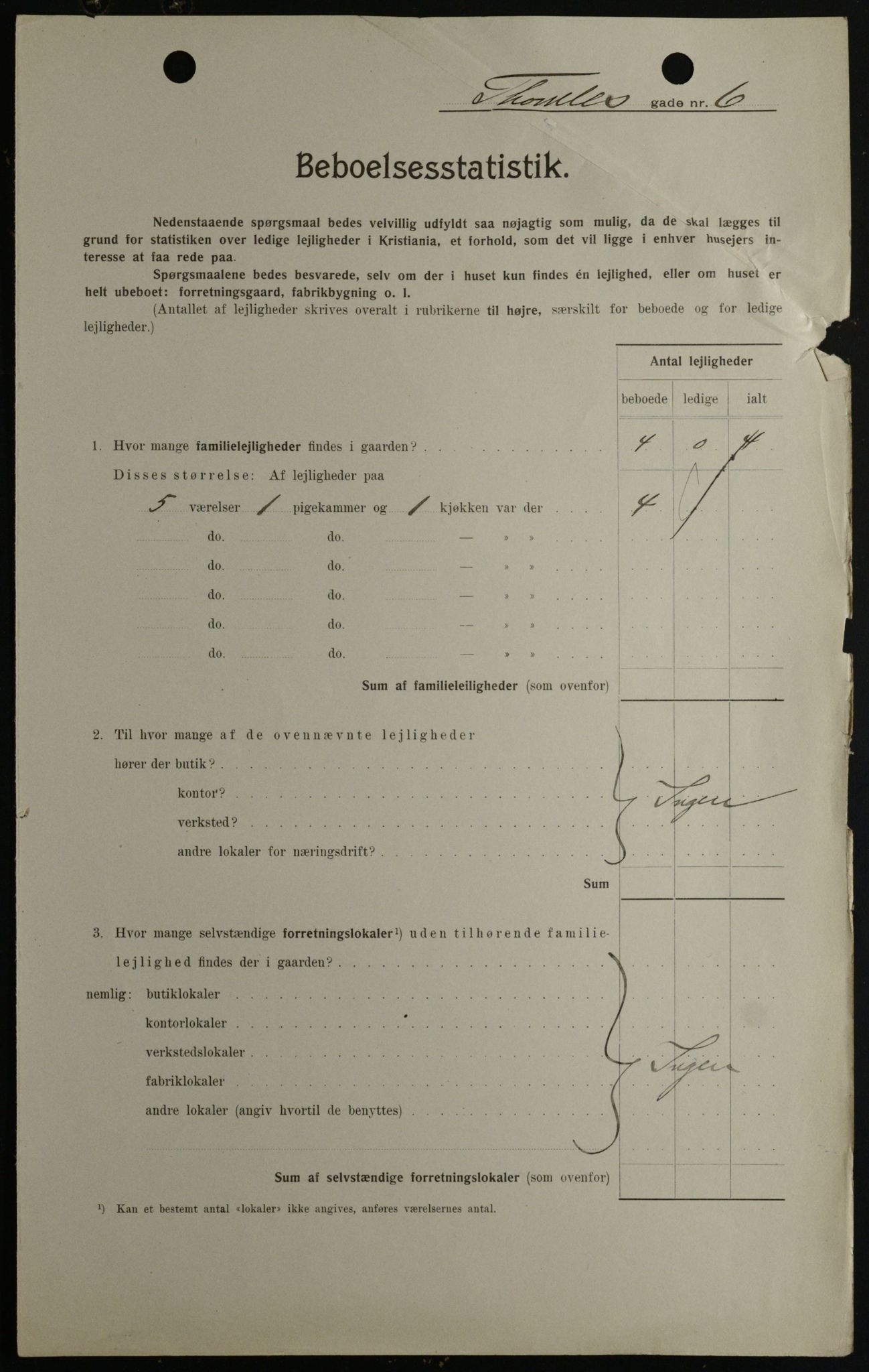 OBA, Kommunal folketelling 1.2.1908 for Kristiania kjøpstad, 1908, s. 98220