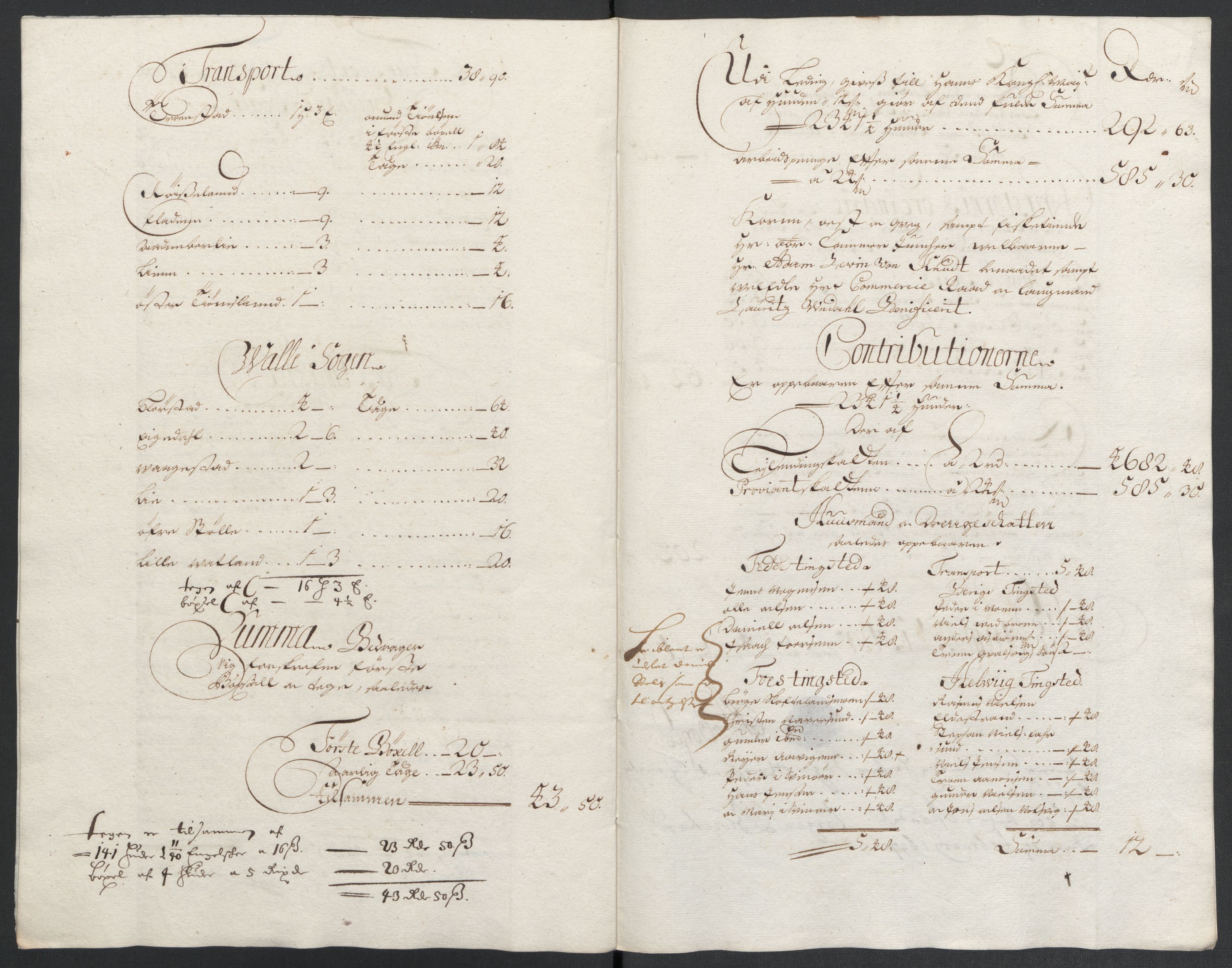 Rentekammeret inntil 1814, Reviderte regnskaper, Fogderegnskap, RA/EA-4092/R43/L2546: Fogderegnskap Lista og Mandal, 1696-1697, s. 42