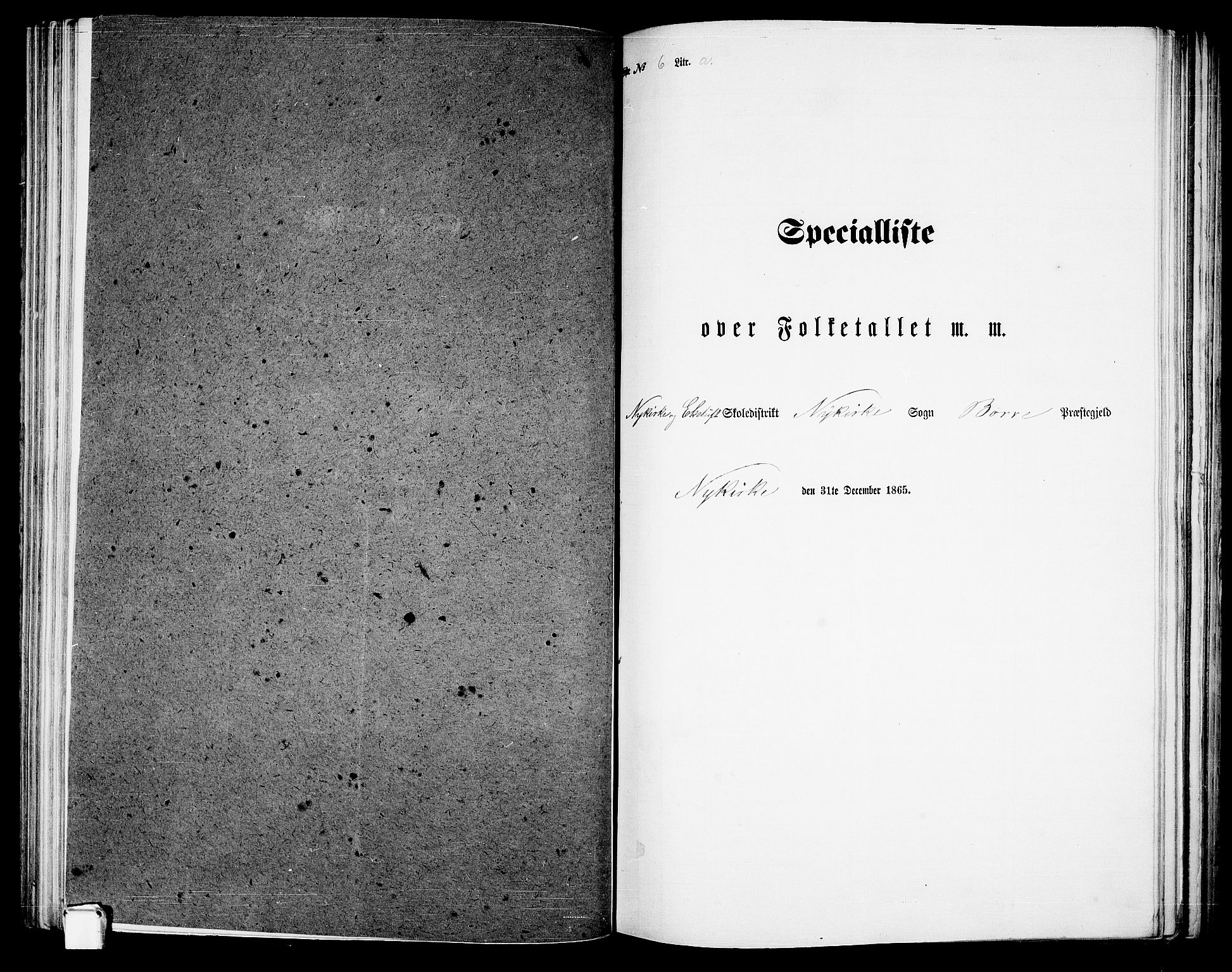 RA, Folketelling 1865 for 0717P Borre prestegjeld, Borre sokn og Nykirke sokn, 1865, s. 133
