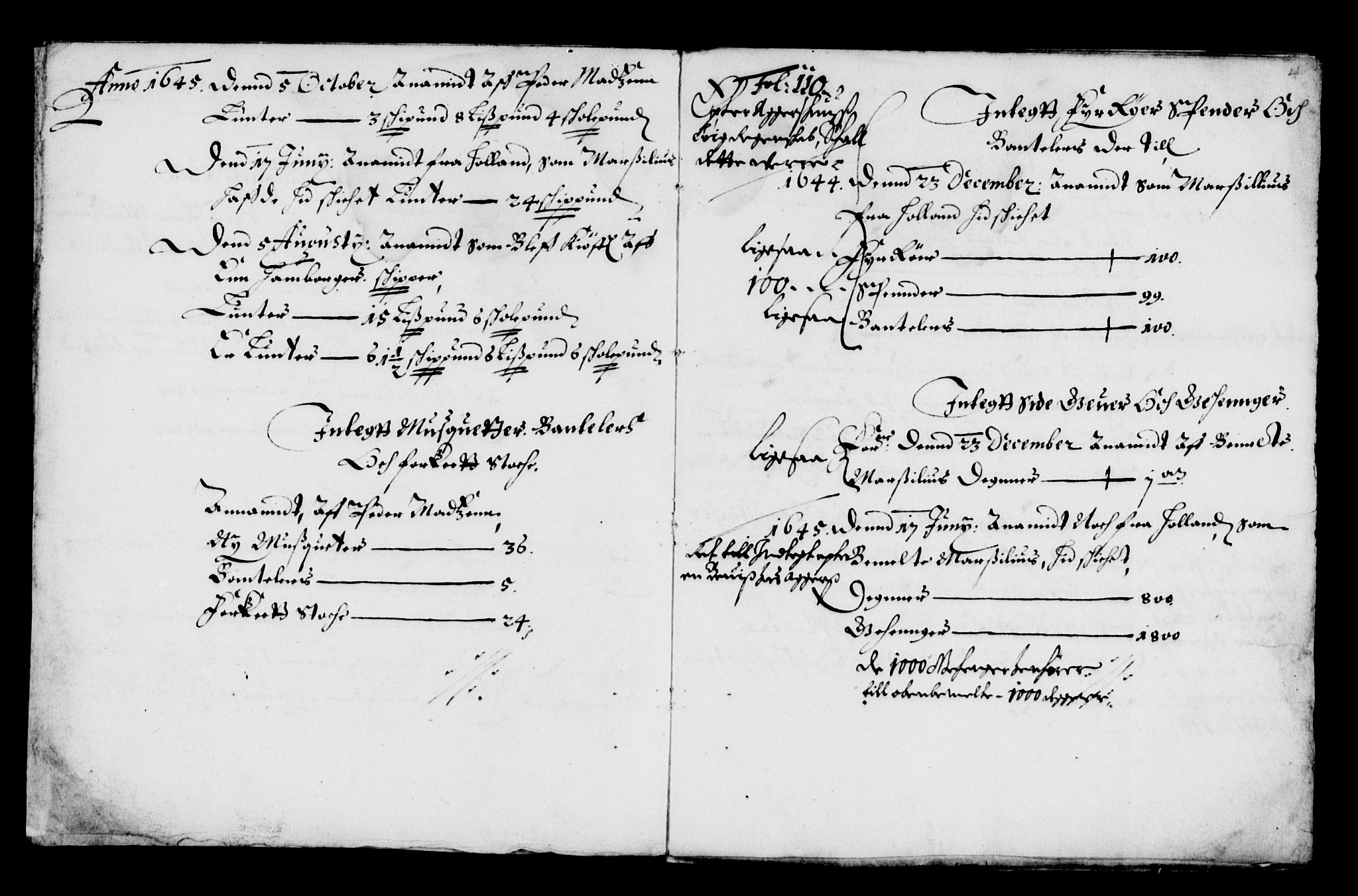 Rentekammeret inntil 1814, Reviderte regnskaper, Lensregnskaper, AV/RA-EA-5023/R/Rb/Rbw/L0089: Trondheim len, 1642-1647