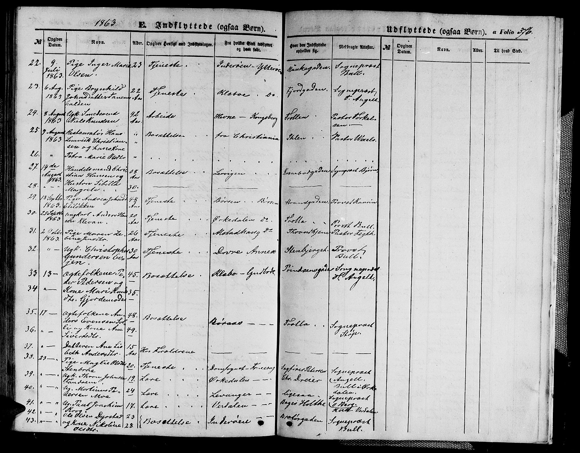 Ministerialprotokoller, klokkerbøker og fødselsregistre - Sør-Trøndelag, SAT/A-1456/602/L0139: Klokkerbok nr. 602C07, 1859-1864, s. 376