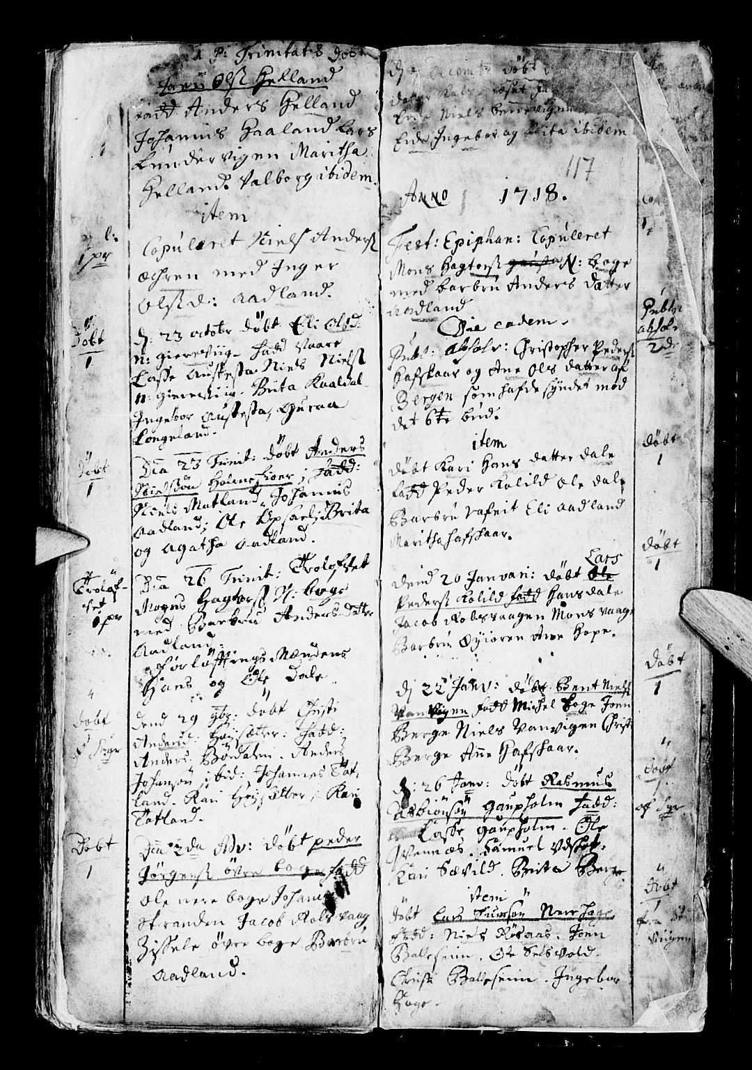 Os sokneprestembete, AV/SAB-A-99929: Ministerialbok nr. A 6, 1669-1719, s. 117