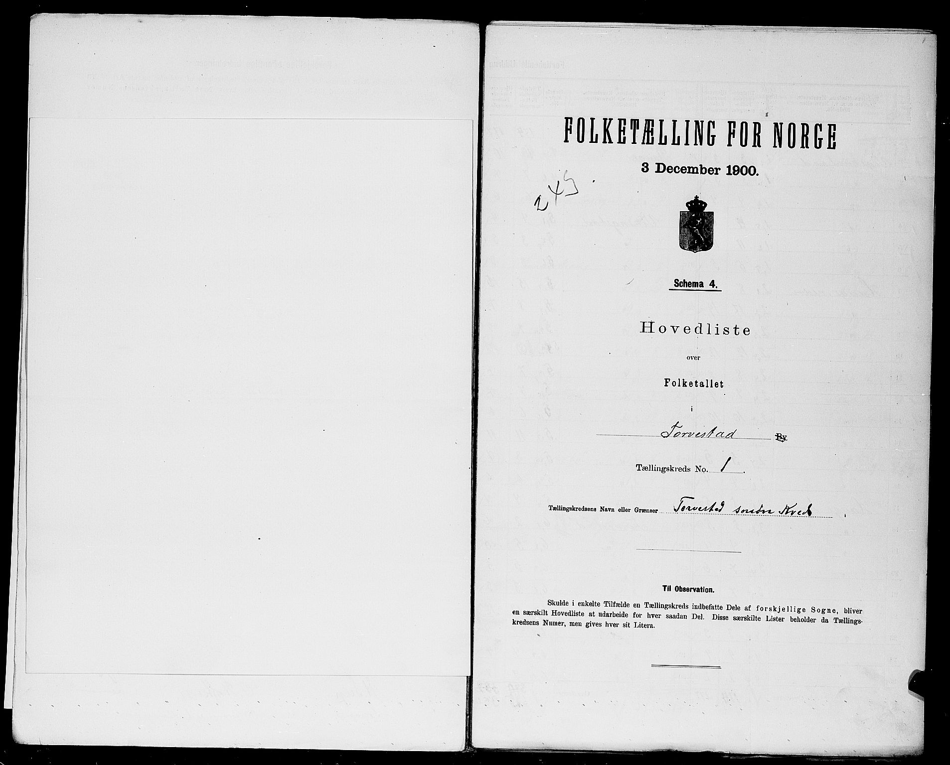 SAST, Folketelling 1900 for 1152 Torvastad herred, 1900, s. 13