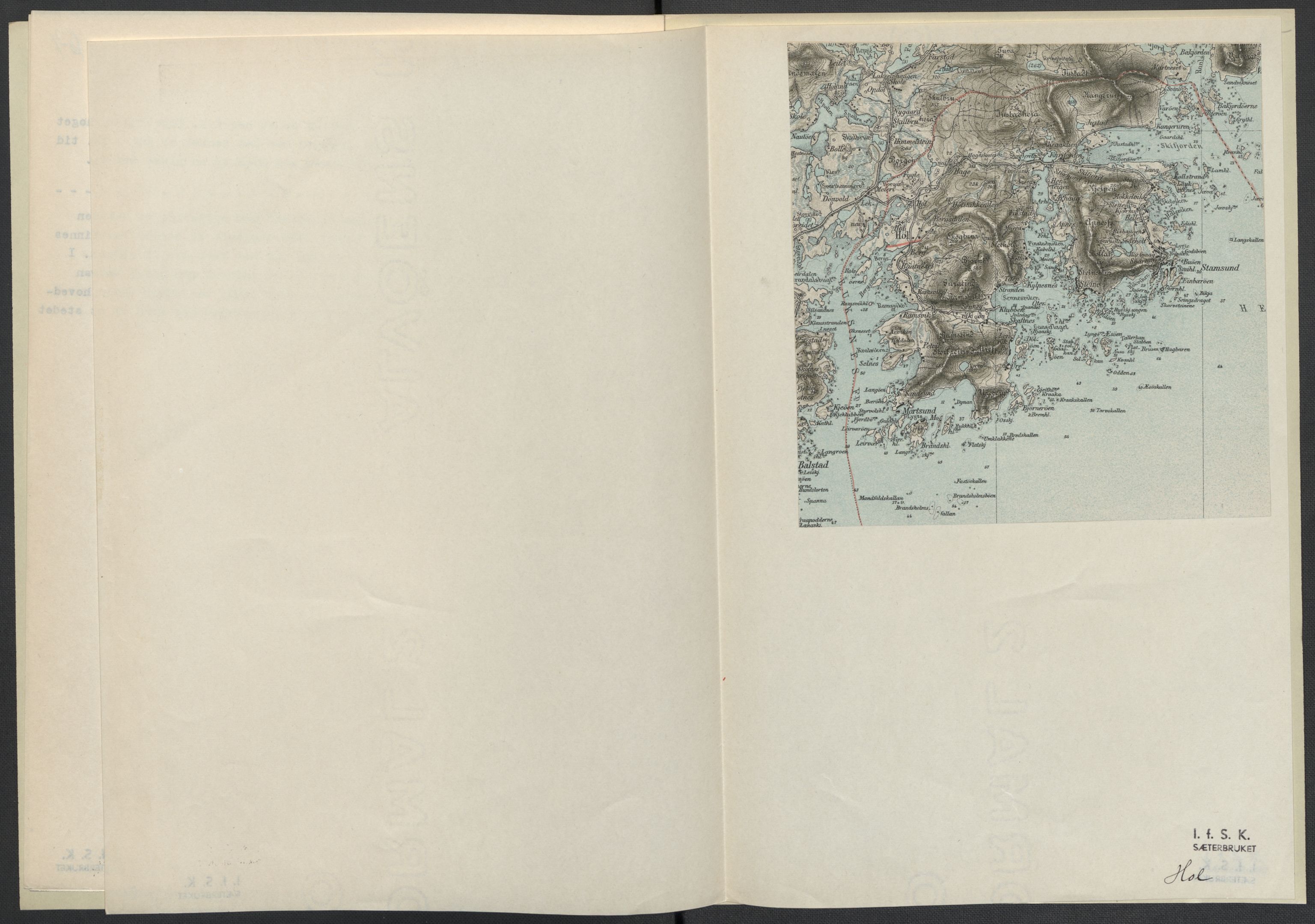 Instituttet for sammenlignende kulturforskning, AV/RA-PA-0424/F/Fc/L0016/0003: Eske B16: / Nordland (perm XLVIII), 1932-1937