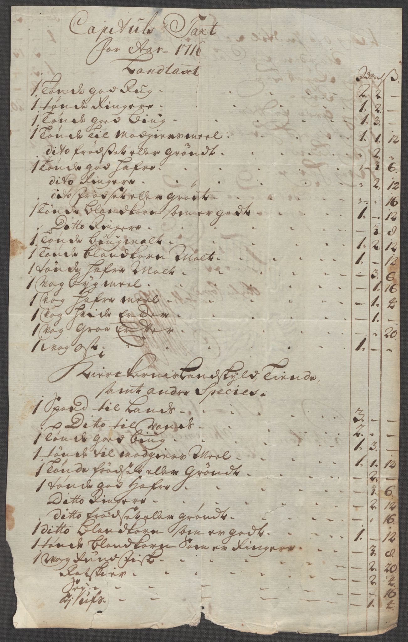 Rentekammeret inntil 1814, Reviderte regnskaper, Fogderegnskap, RA/EA-4092/R64/L4437: Fogderegnskap Namdal, 1716, s. 164