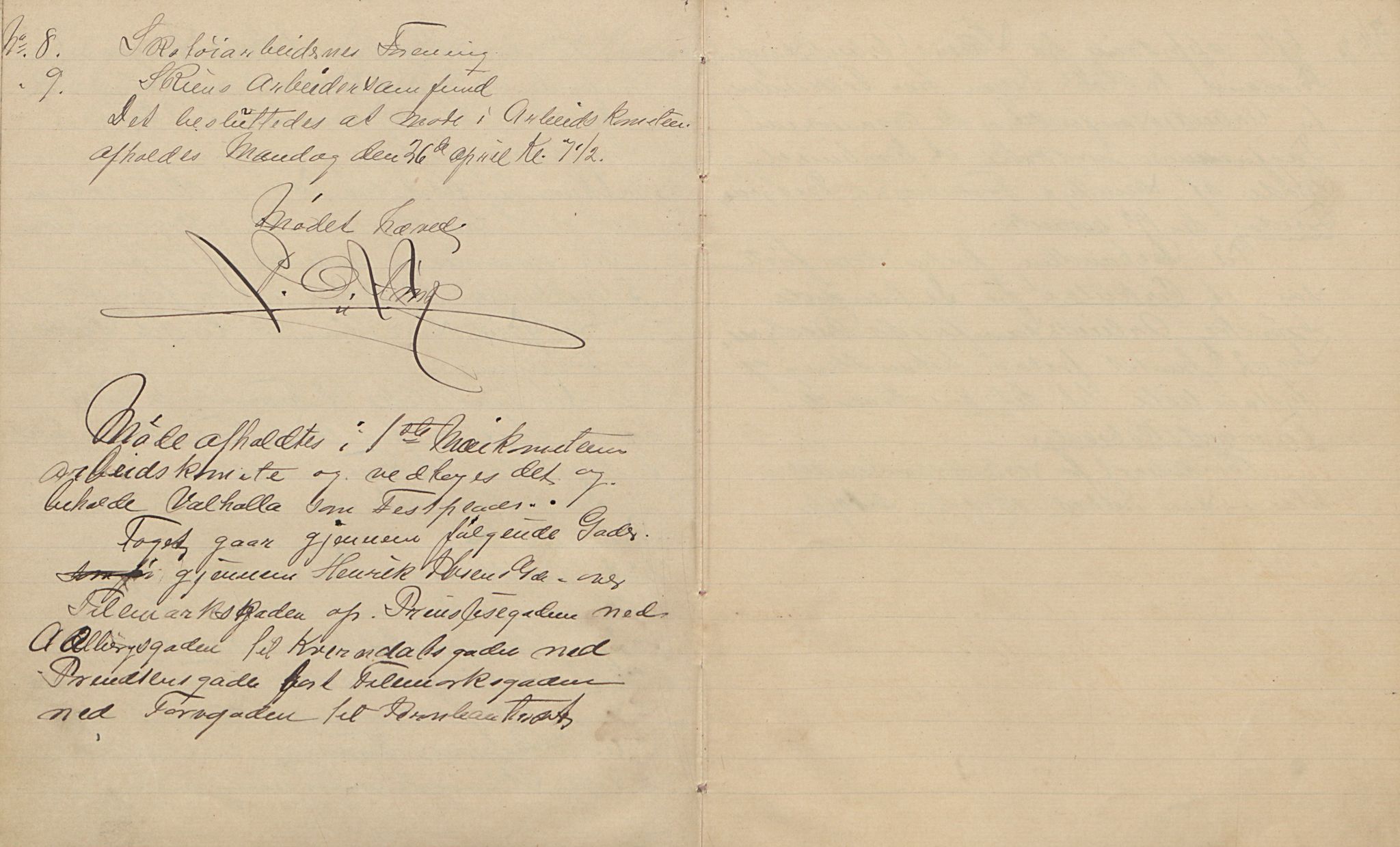Fagforeningenes fellesudvalg, AAT/A-806201/A/L0001: Møtebok, 1895-1896
