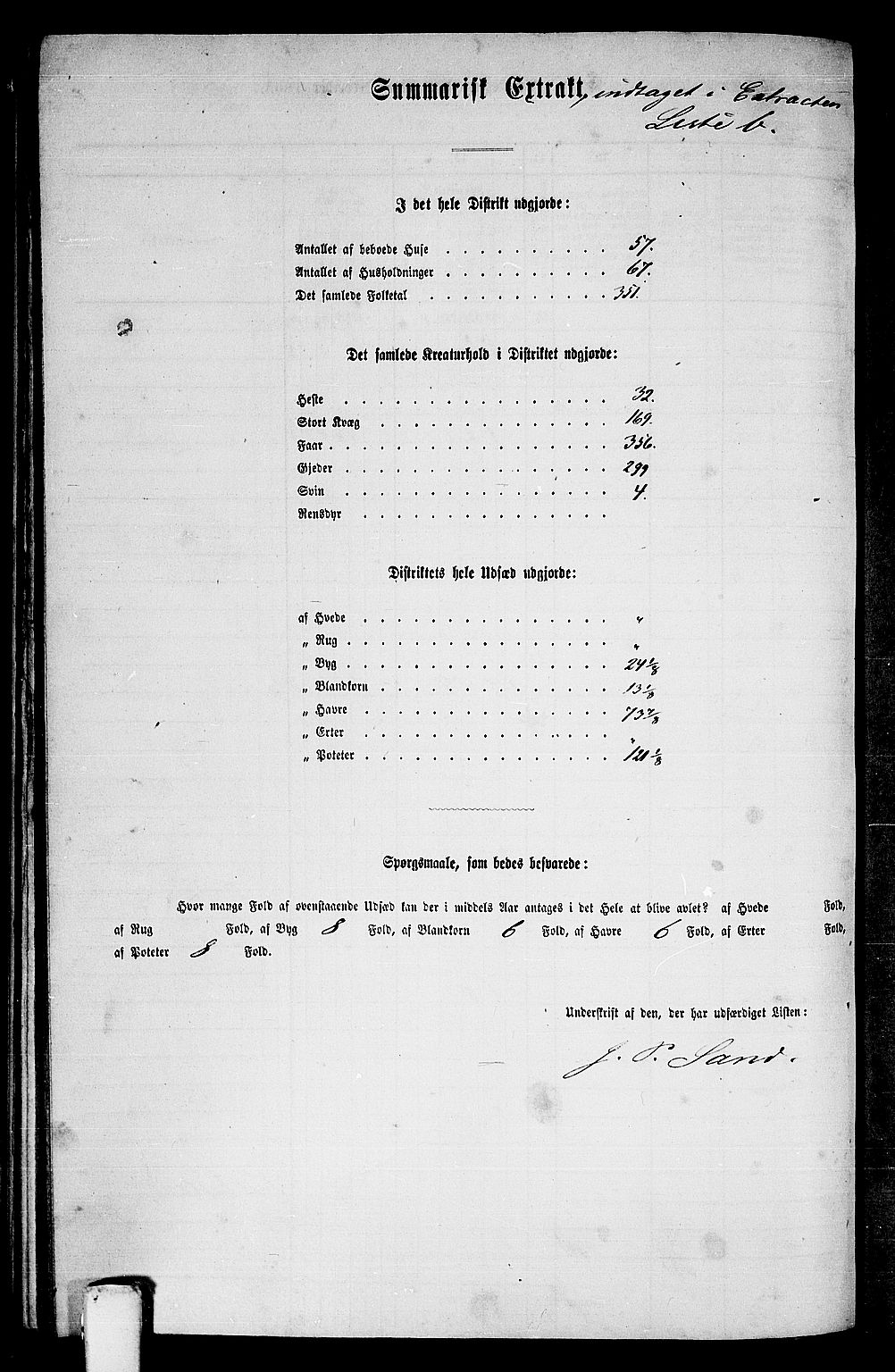 RA, Folketelling 1865 for 1664P Selbu prestegjeld, 1865, s. 168