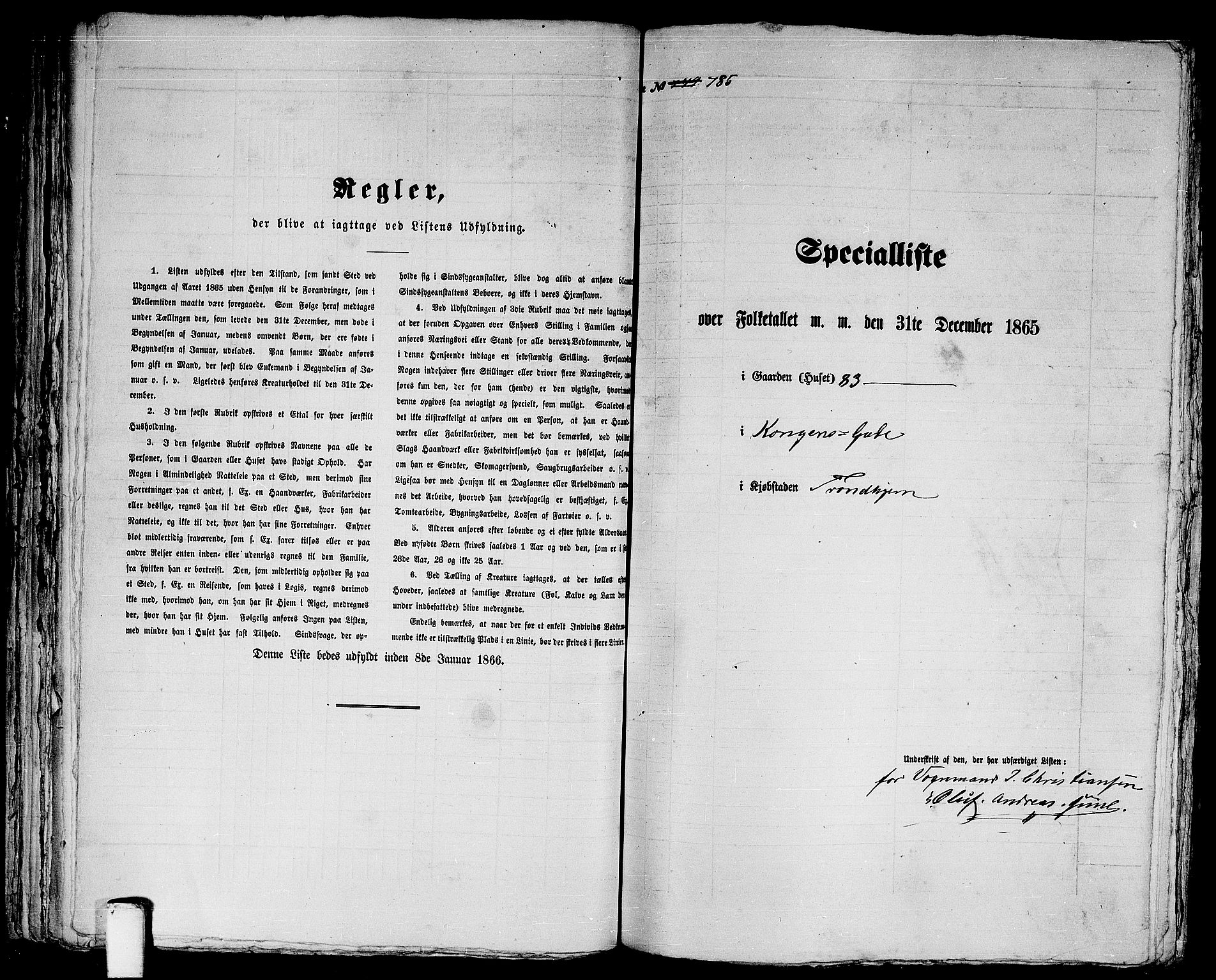 RA, Folketelling 1865 for 1601 Trondheim kjøpstad, 1865, s. 1642