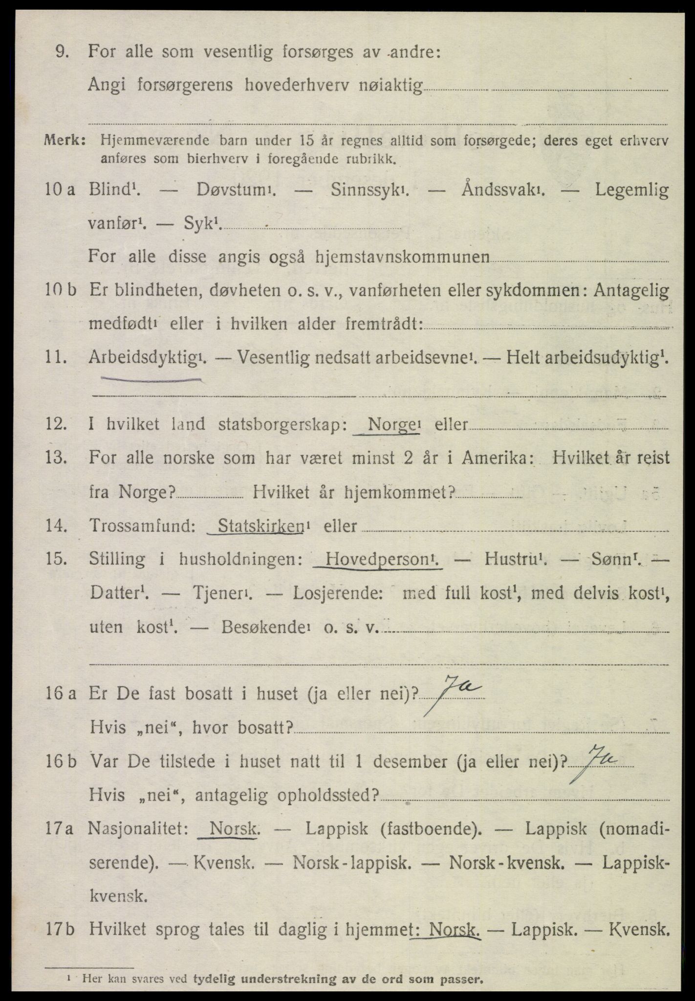 SAT, Folketelling 1920 for 1736 Snåsa herred, 1920, s. 4949