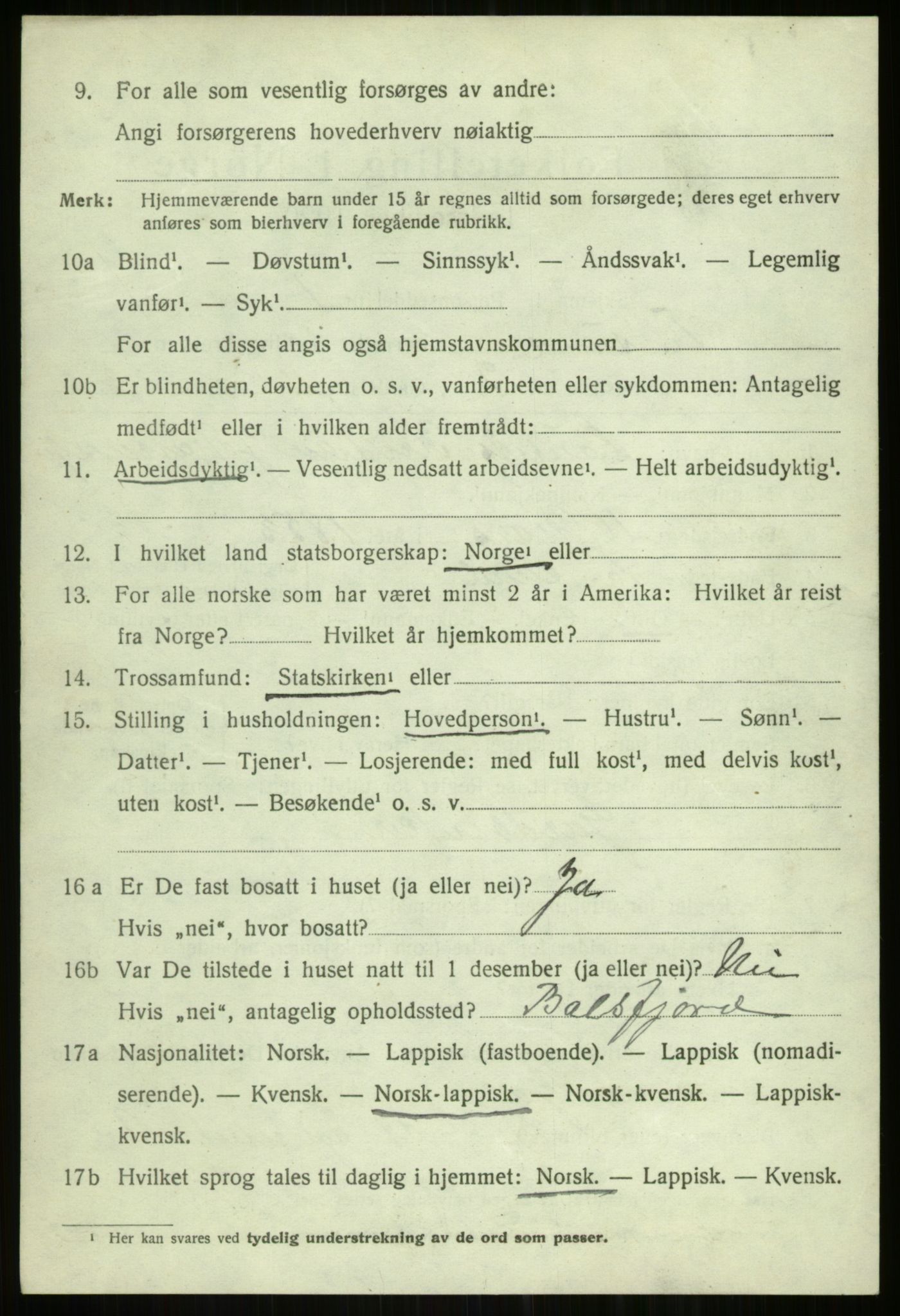 SATØ, Folketelling 1920 for 1934 Tromsøysund herred, 1920, s. 2789