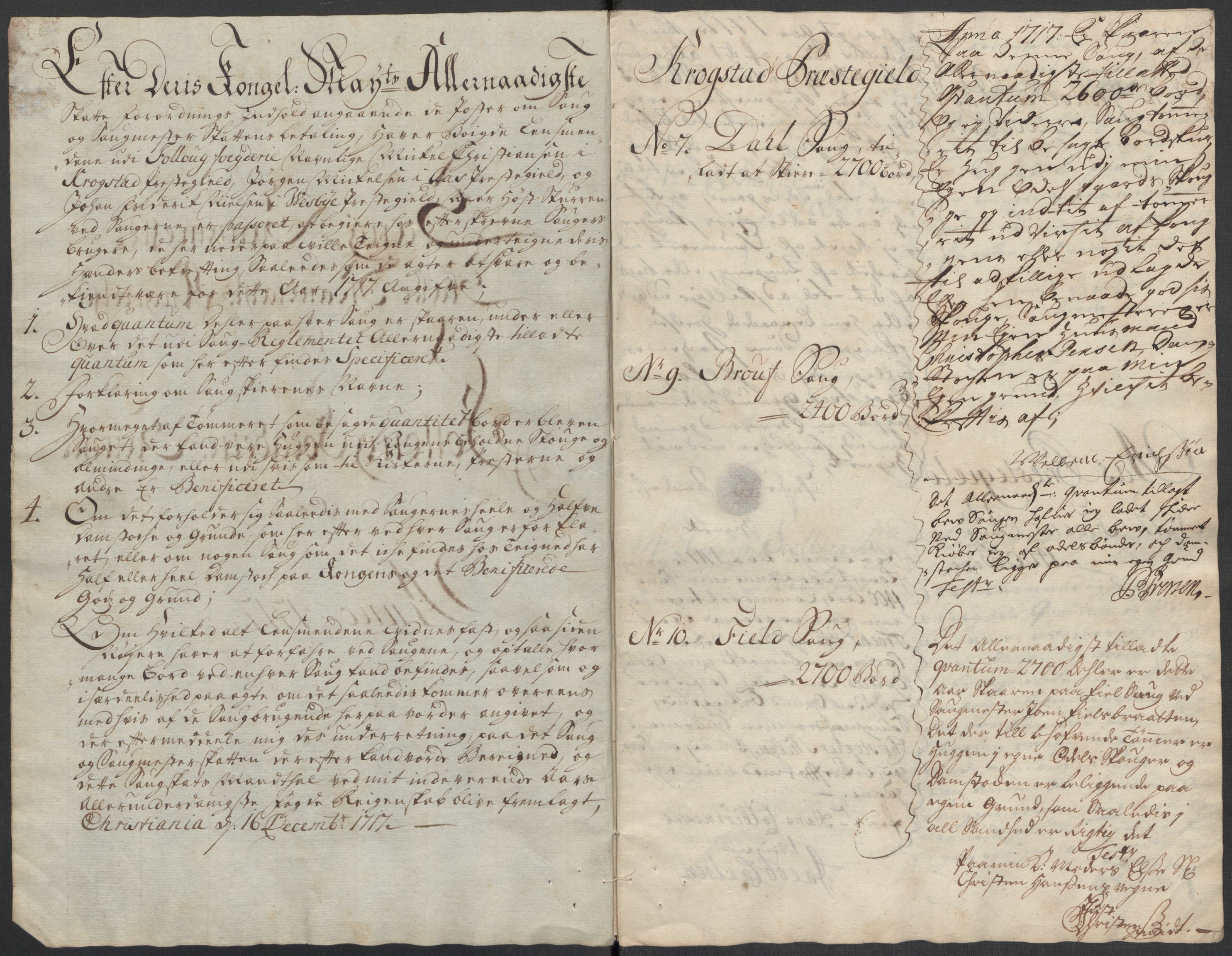 Rentekammeret inntil 1814, Reviderte regnskaper, Fogderegnskap, AV/RA-EA-4092/R10/L0455: Fogderegnskap Aker og Follo, 1717, s. 166