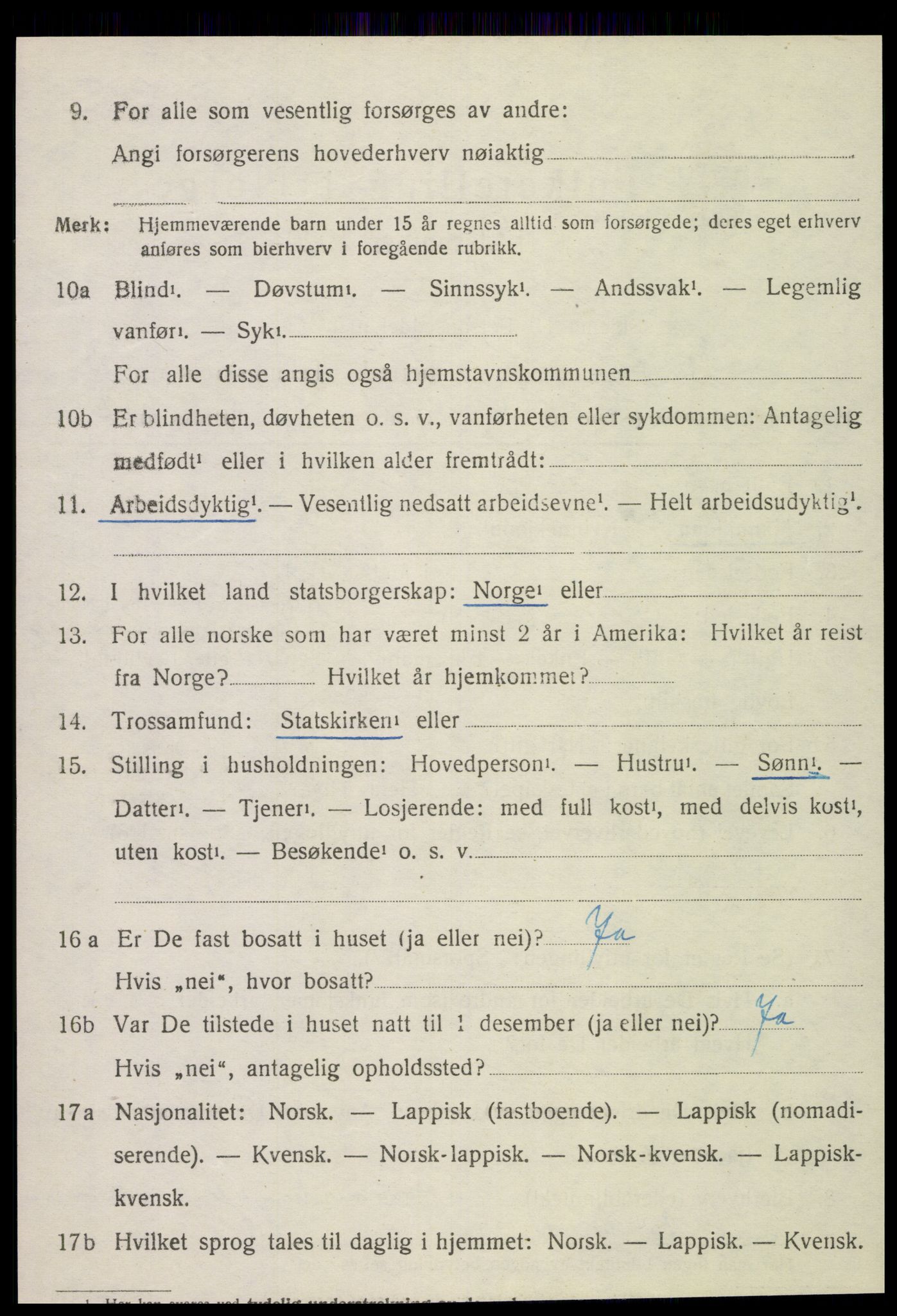 SAT, Folketelling 1920 for 1735 Kvam herred, 1920, s. 2018