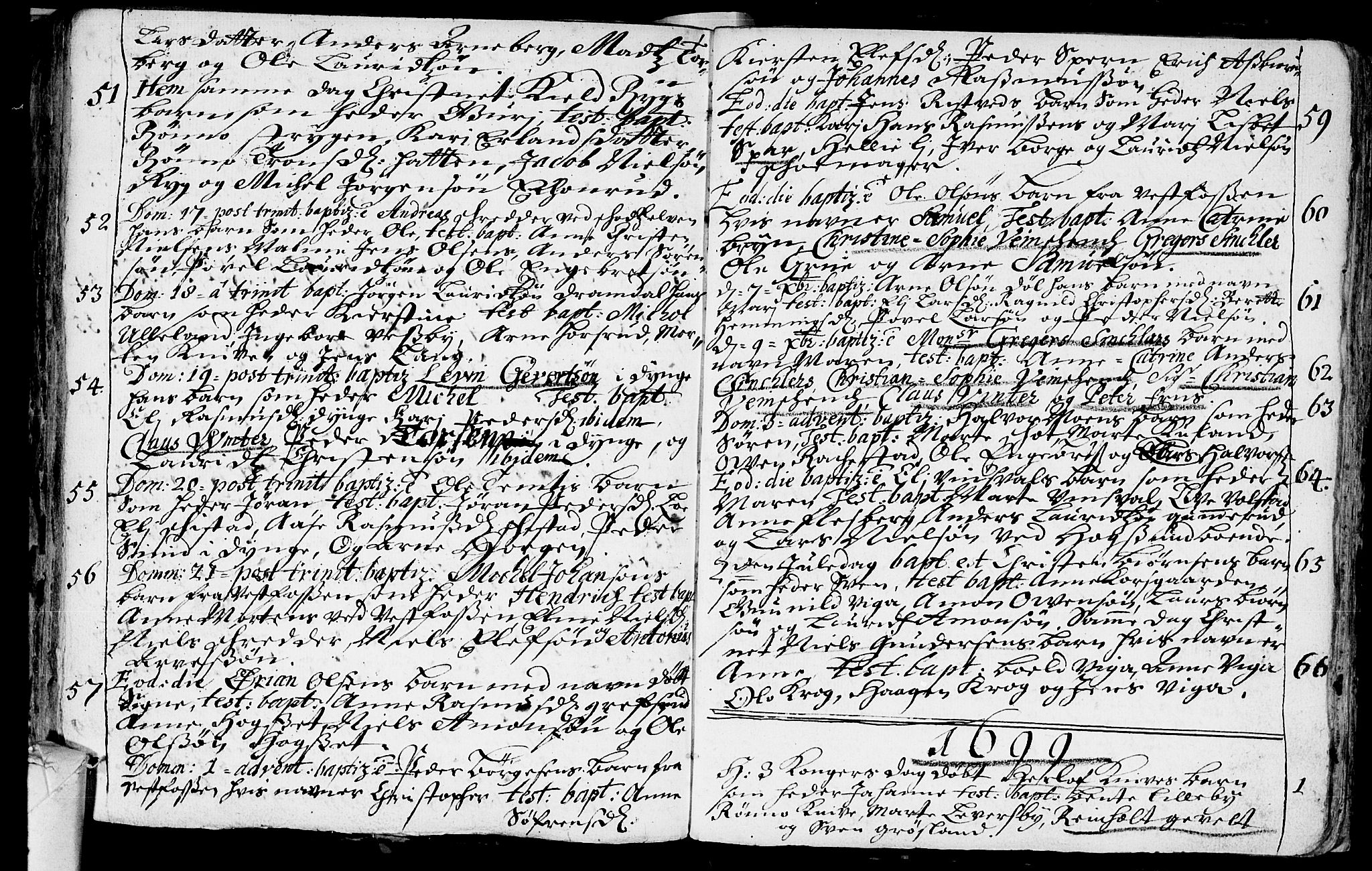 Eiker kirkebøker, AV/SAKO-A-4/F/Fa/L0001: Ministerialbok nr. I 1 /1, 1683-1704