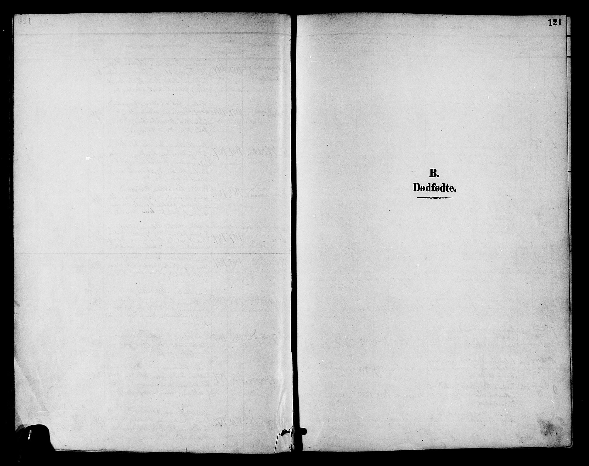 Eiker kirkebøker, SAKO/A-4/F/Fb/L0002: Ministerialbok nr. II 2, 1889-1896, s. 121
