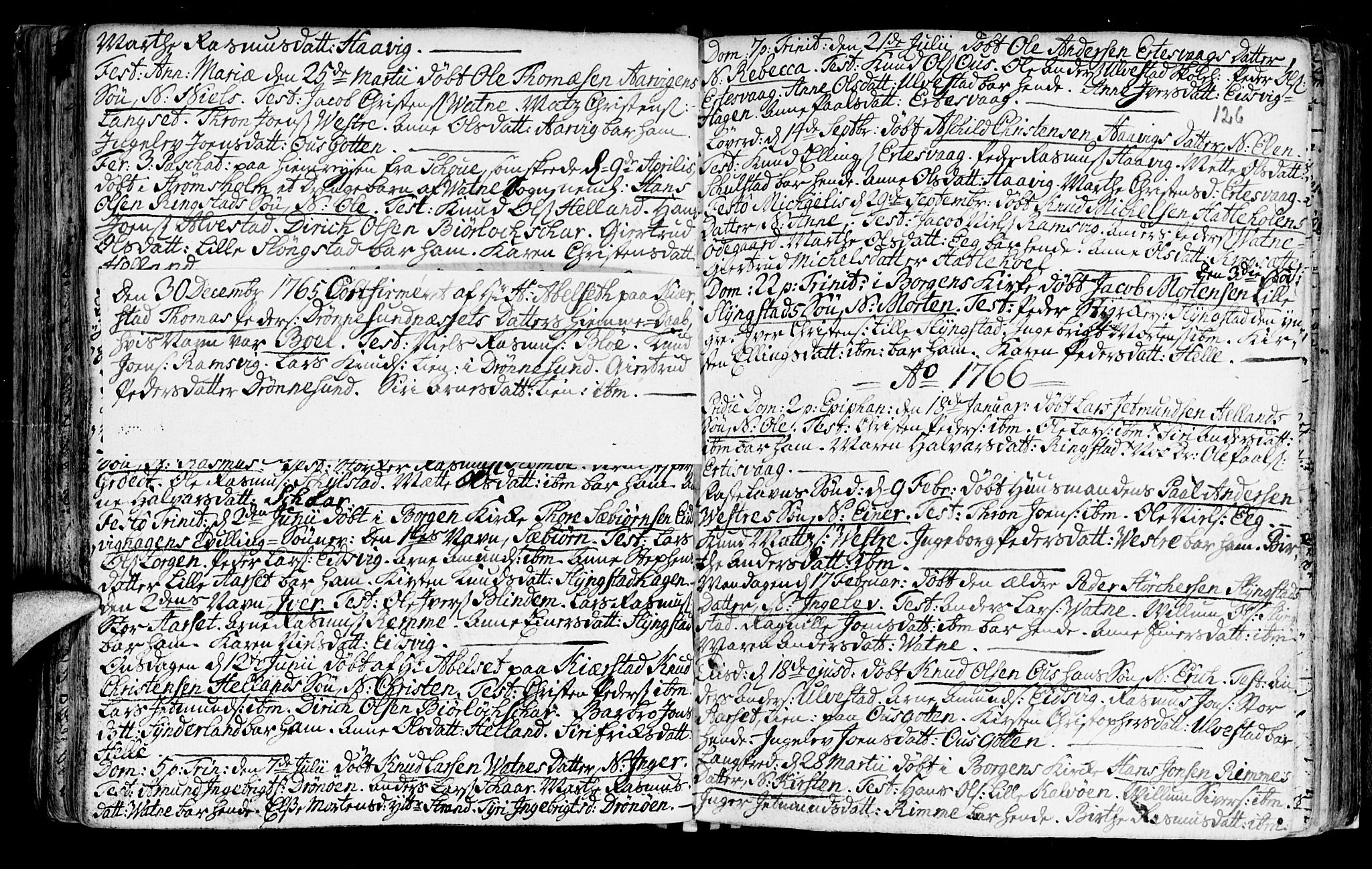 Ministerialprotokoller, klokkerbøker og fødselsregistre - Møre og Romsdal, AV/SAT-A-1454/525/L0371: Ministerialbok nr. 525A01, 1699-1777, s. 126
