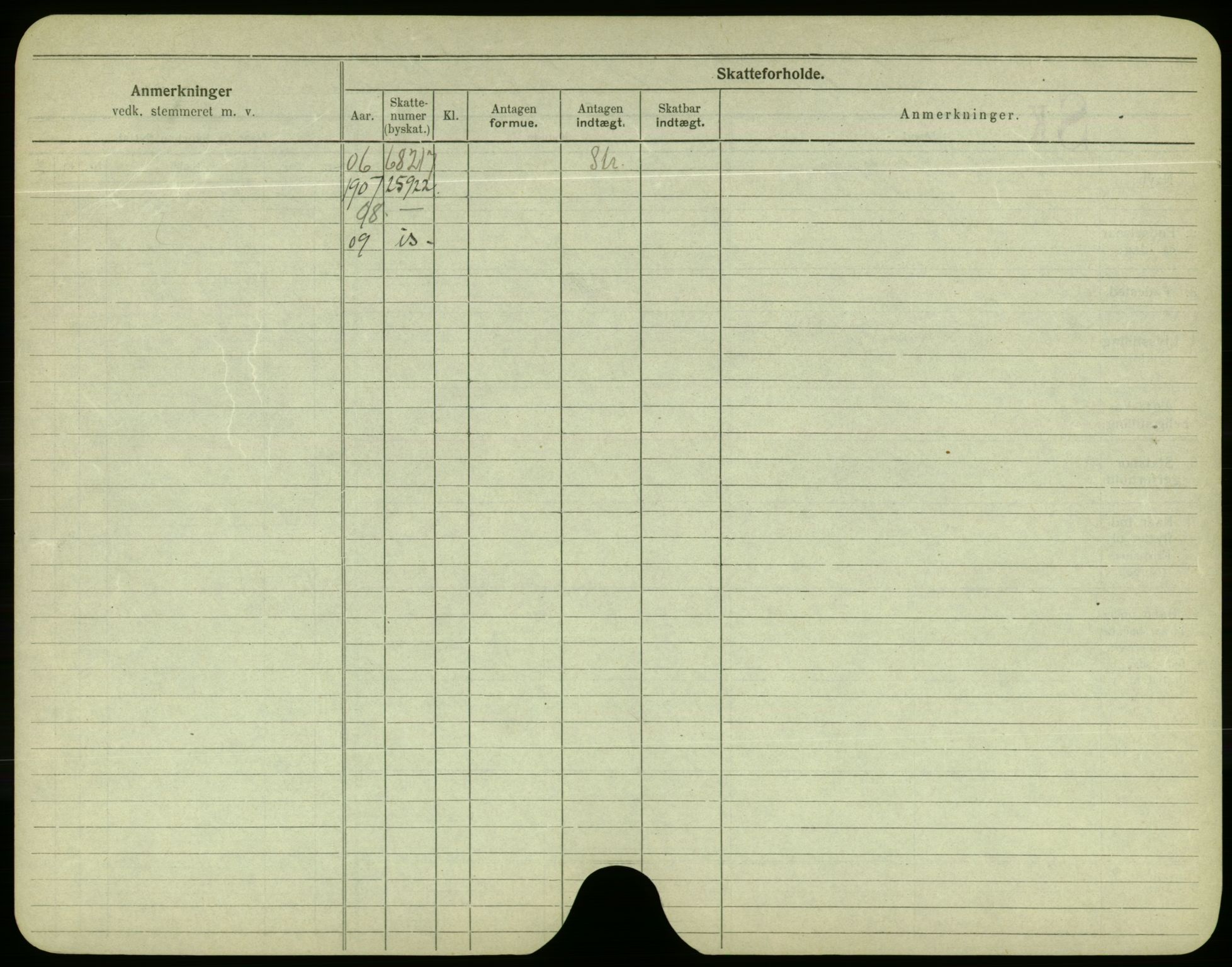 Oslo folkeregister, Registerkort, SAO/A-11715/F/Fa/Fac/L0004: Menn, 1906-1914, s. 525b