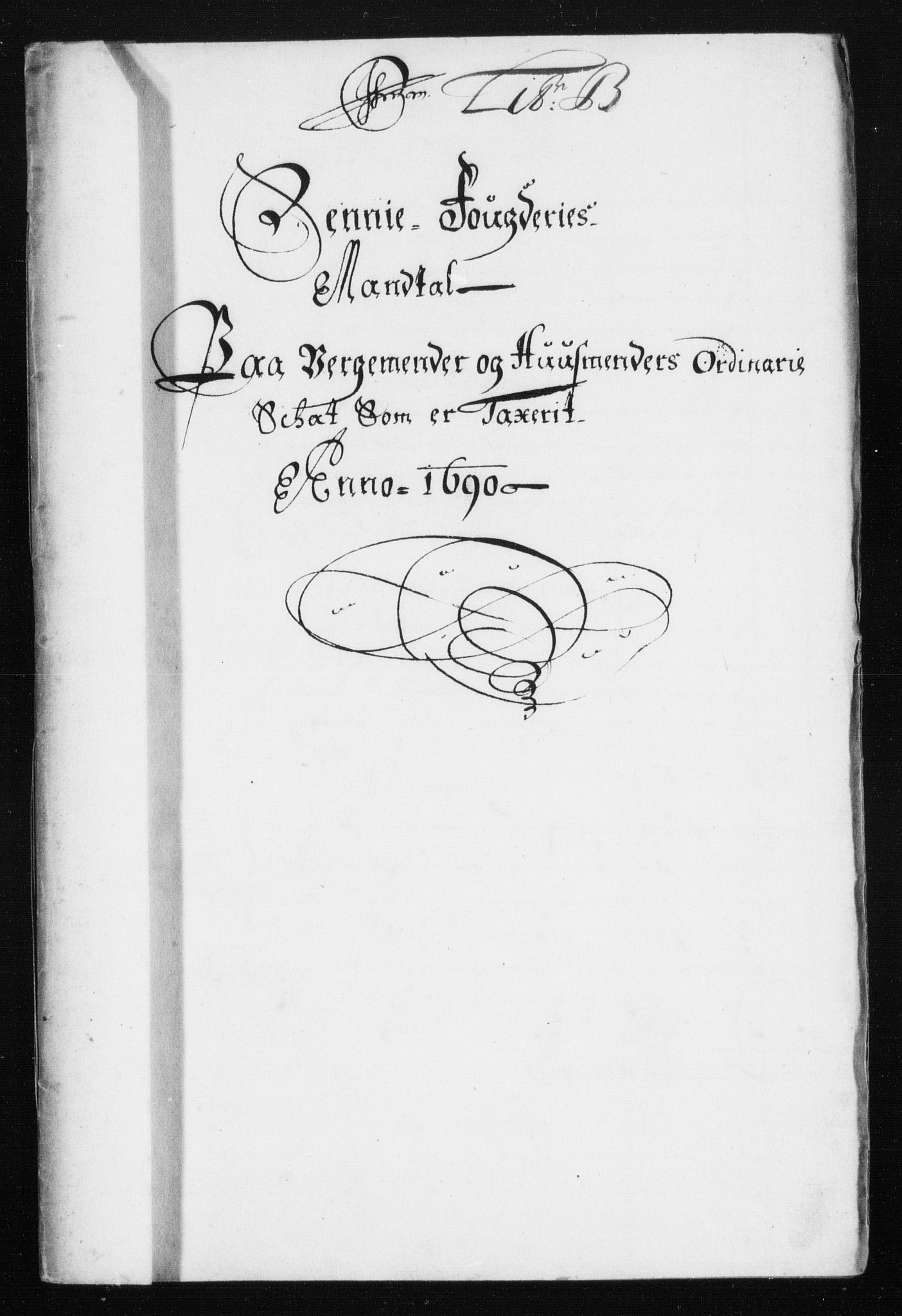 Rentekammeret inntil 1814, Reviderte regnskaper, Stiftamtstueregnskaper, Trondheim stiftamt og Nordland amt, AV/RA-EA-6044/R/Rh/L0015: Nordland amt, 1690