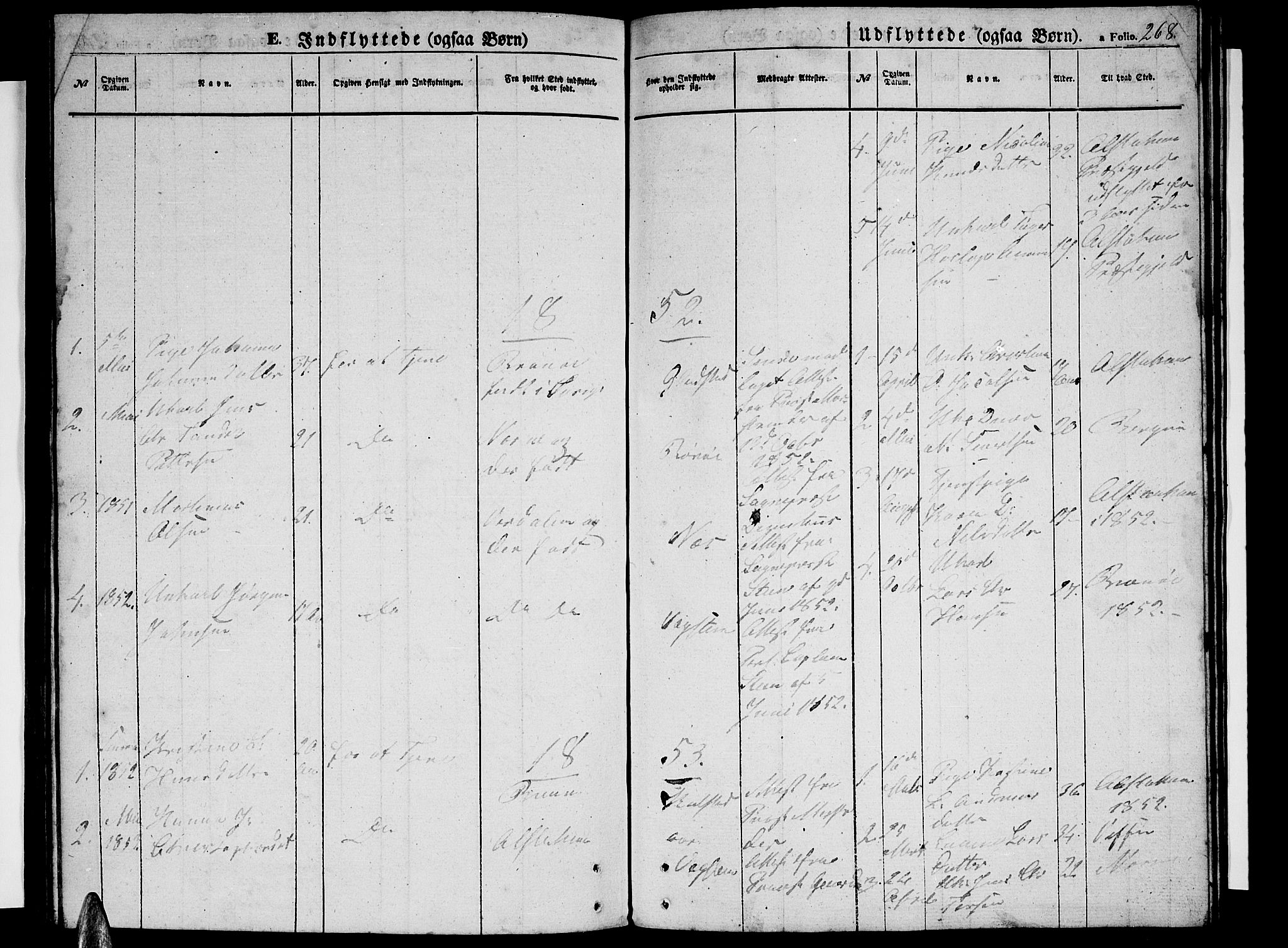 Ministerialprotokoller, klokkerbøker og fødselsregistre - Nordland, SAT/A-1459/816/L0251: Klokkerbok nr. 816C01, 1852-1870, s. 268