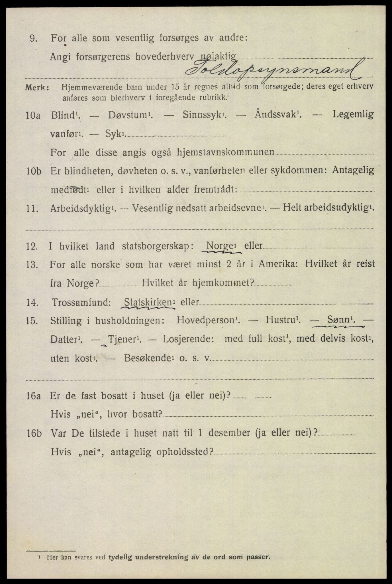 SAH, Folketelling 1920 for 0428 Trysil herred, 1920, s. 4124