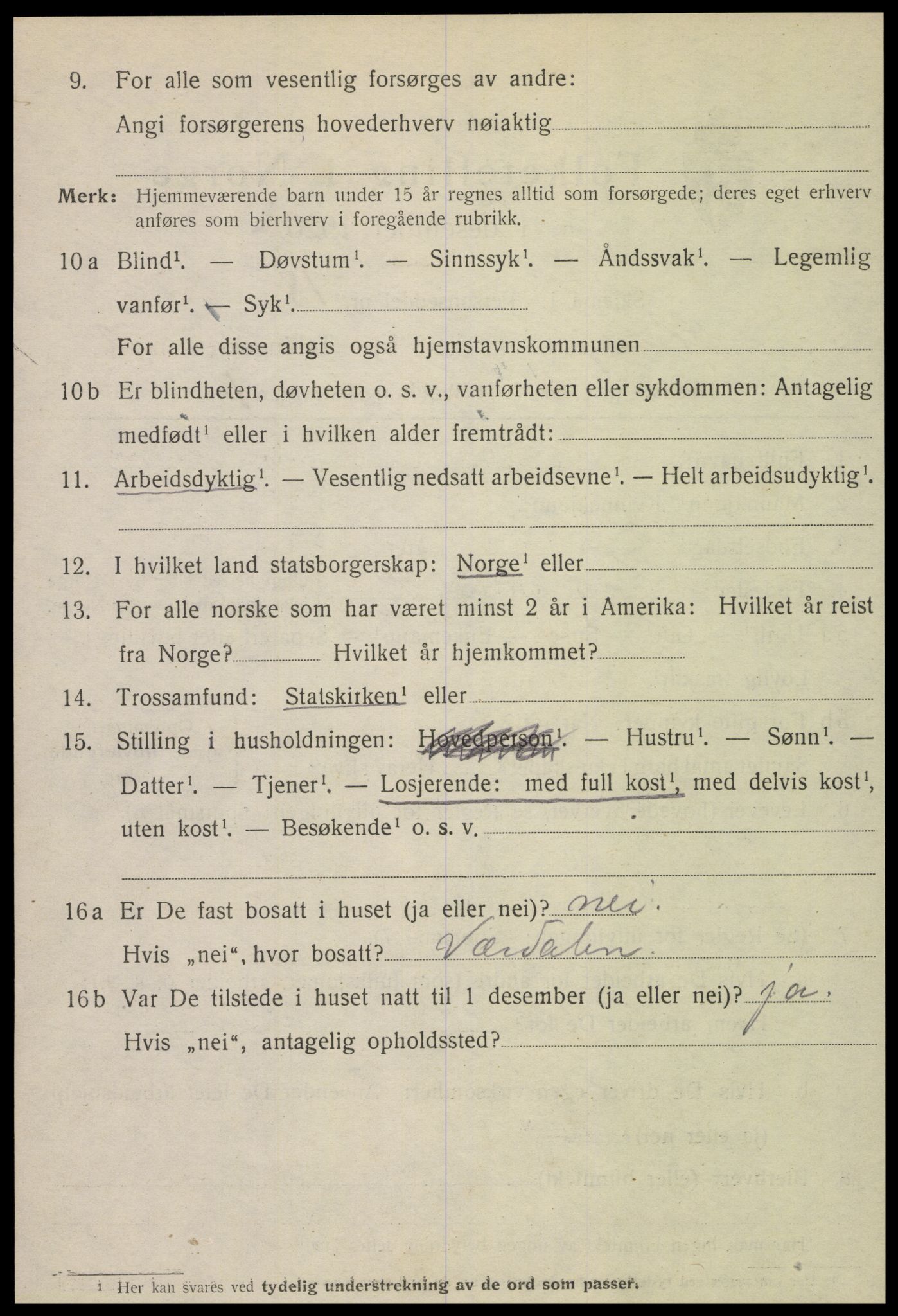 SAT, Folketelling 1920 for 1702 Steinkjer ladested, 1920, s. 4143