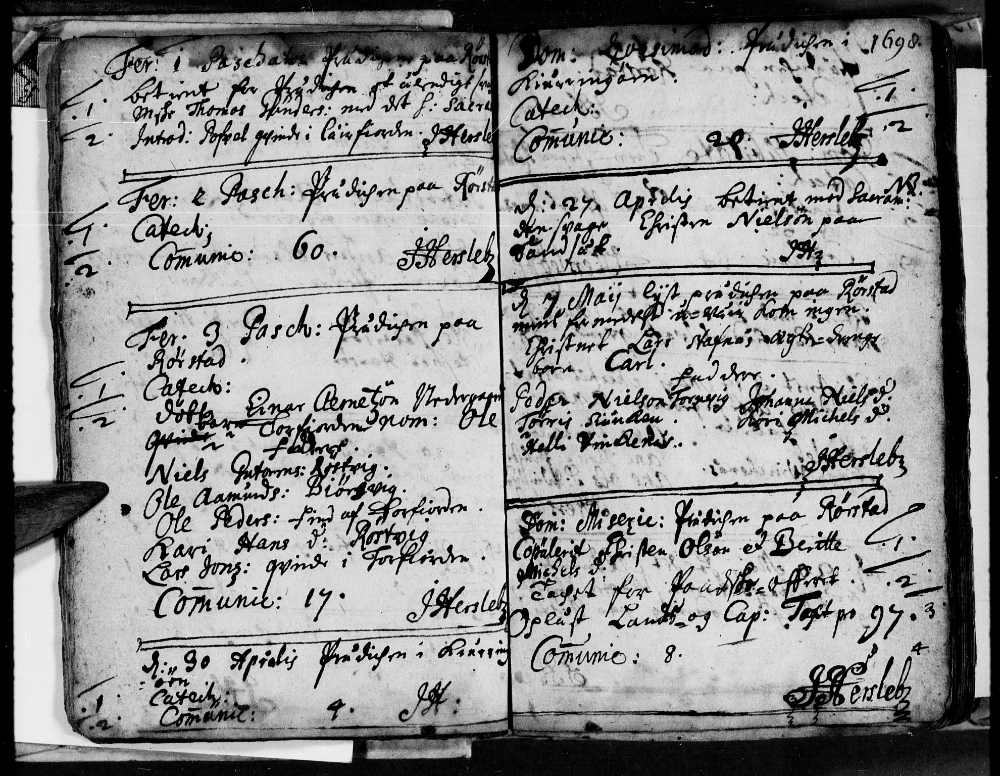 Ministerialprotokoller, klokkerbøker og fødselsregistre - Nordland, AV/SAT-A-1459/853/L0764: Ministerialbok nr. 853A03, 1697-1715