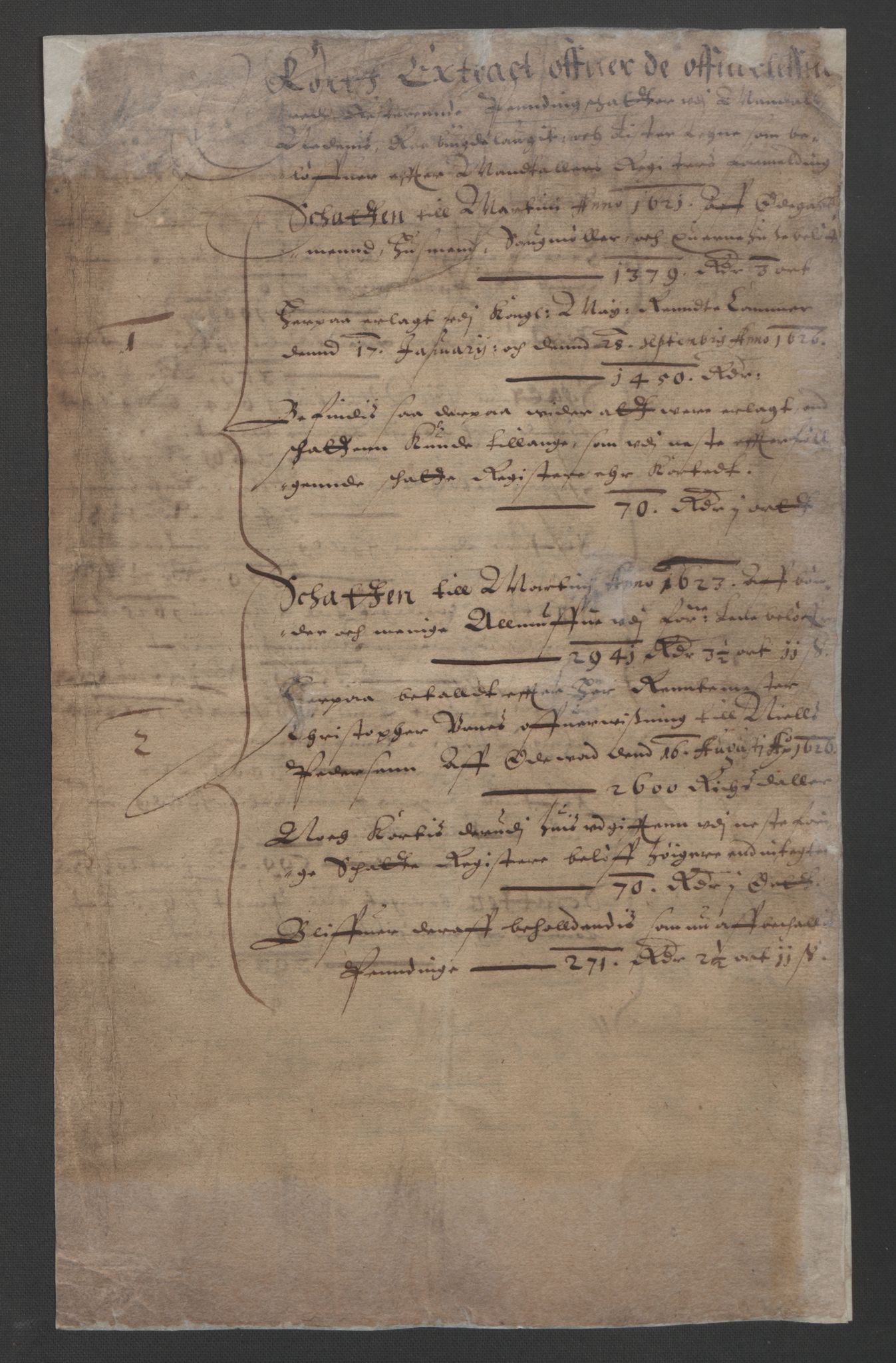 Rentekammeret inntil 1814, Reviderte regnskaper, Lensregnskaper, AV/RA-EA-5023/R/Rb/Rbq/L0017: Nedenes len. Mandals len. Råbyggelag., 1627-1629