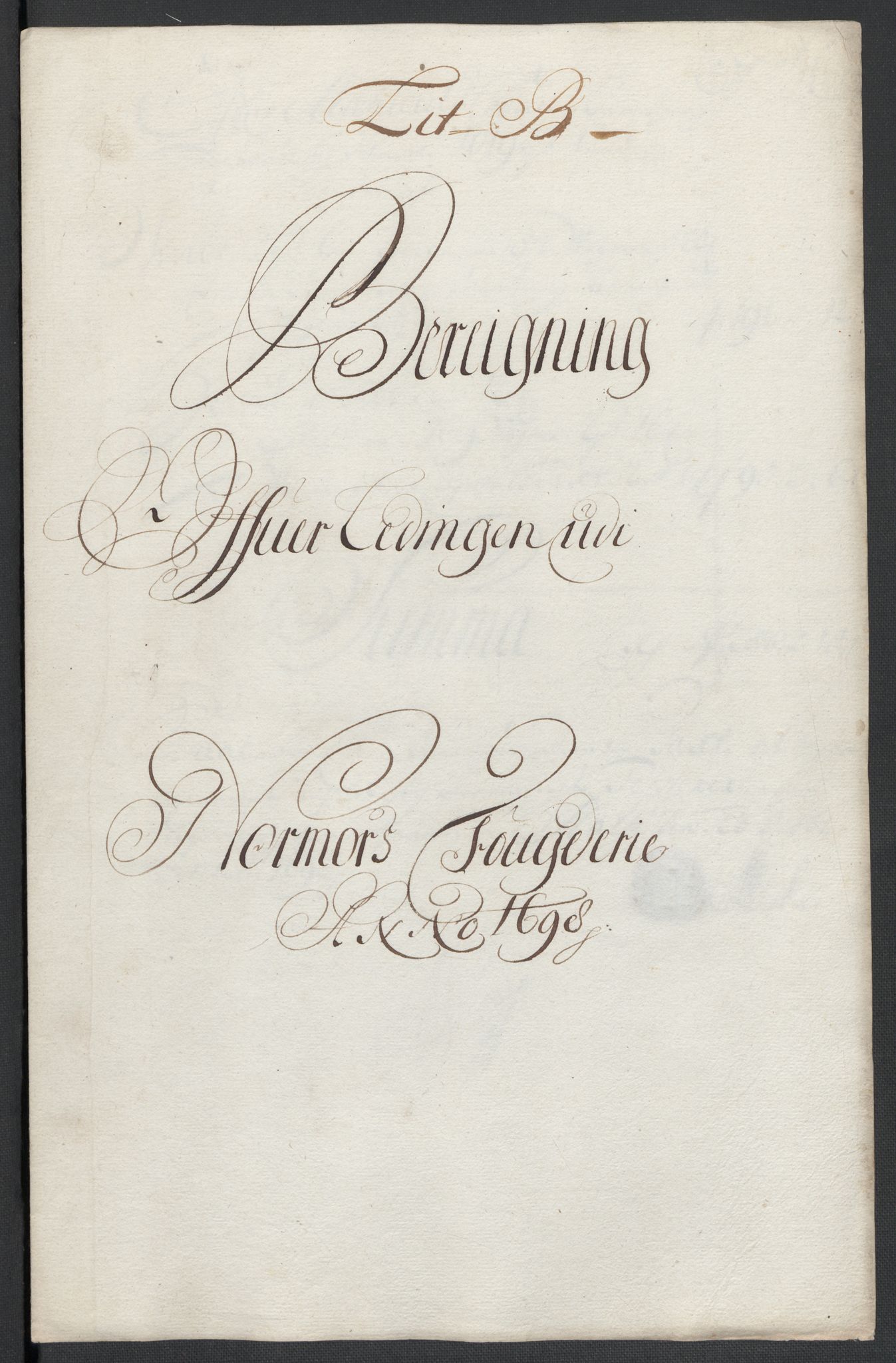 Rentekammeret inntil 1814, Reviderte regnskaper, Fogderegnskap, RA/EA-4092/R56/L3737: Fogderegnskap Nordmøre, 1697-1698, s. 253