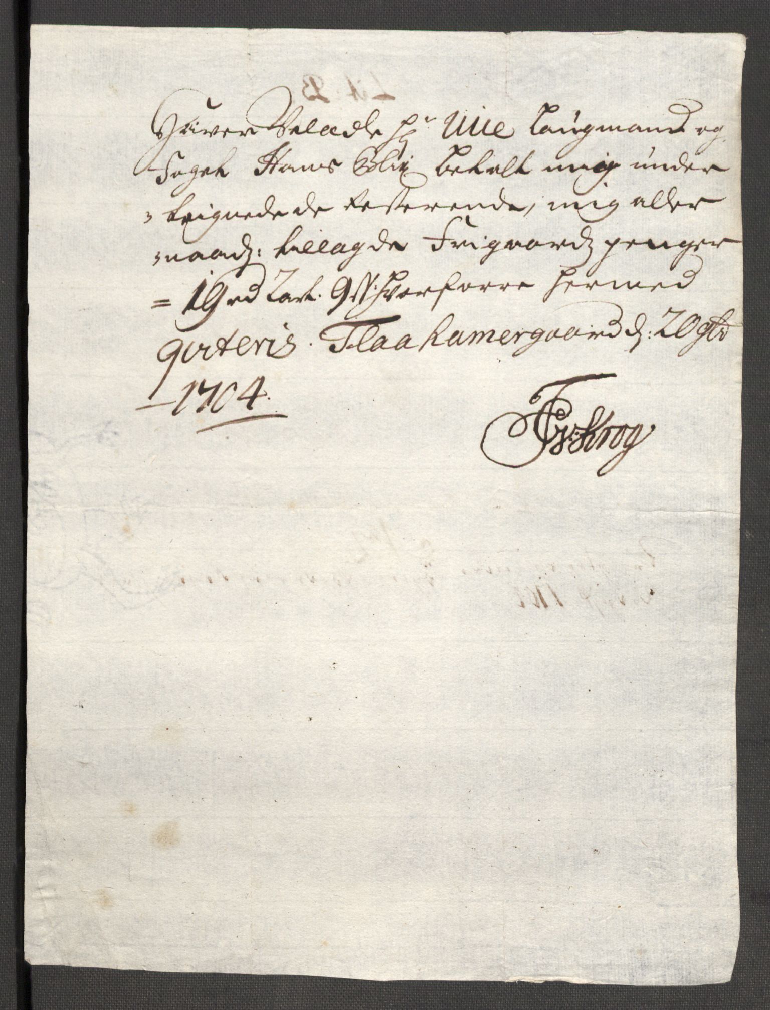 Rentekammeret inntil 1814, Reviderte regnskaper, Fogderegnskap, AV/RA-EA-4092/R52/L3313: Fogderegnskap Sogn, 1703-1704, s. 450