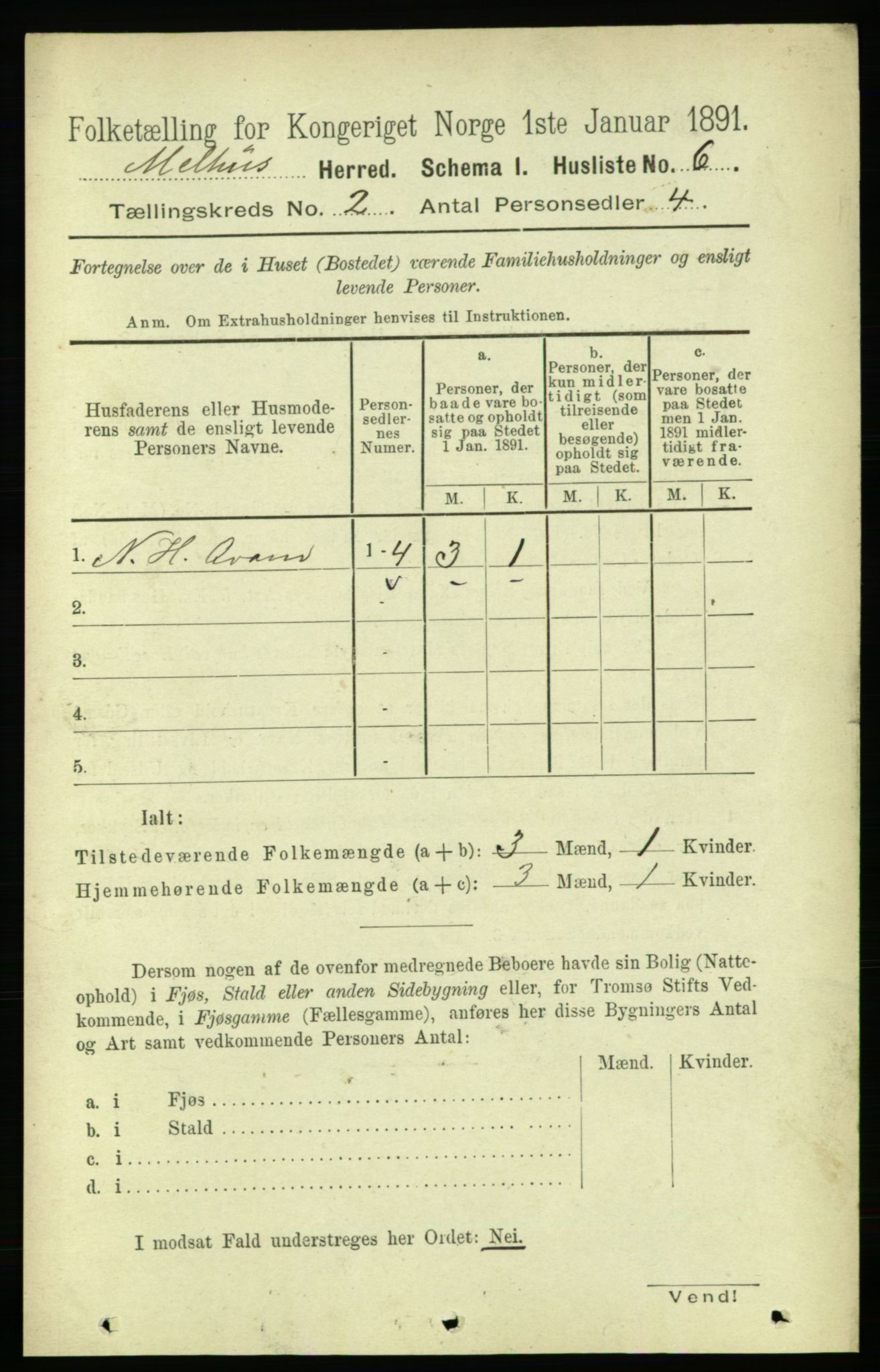 RA, Folketelling 1891 for 1653 Melhus herred, 1891, s. 639