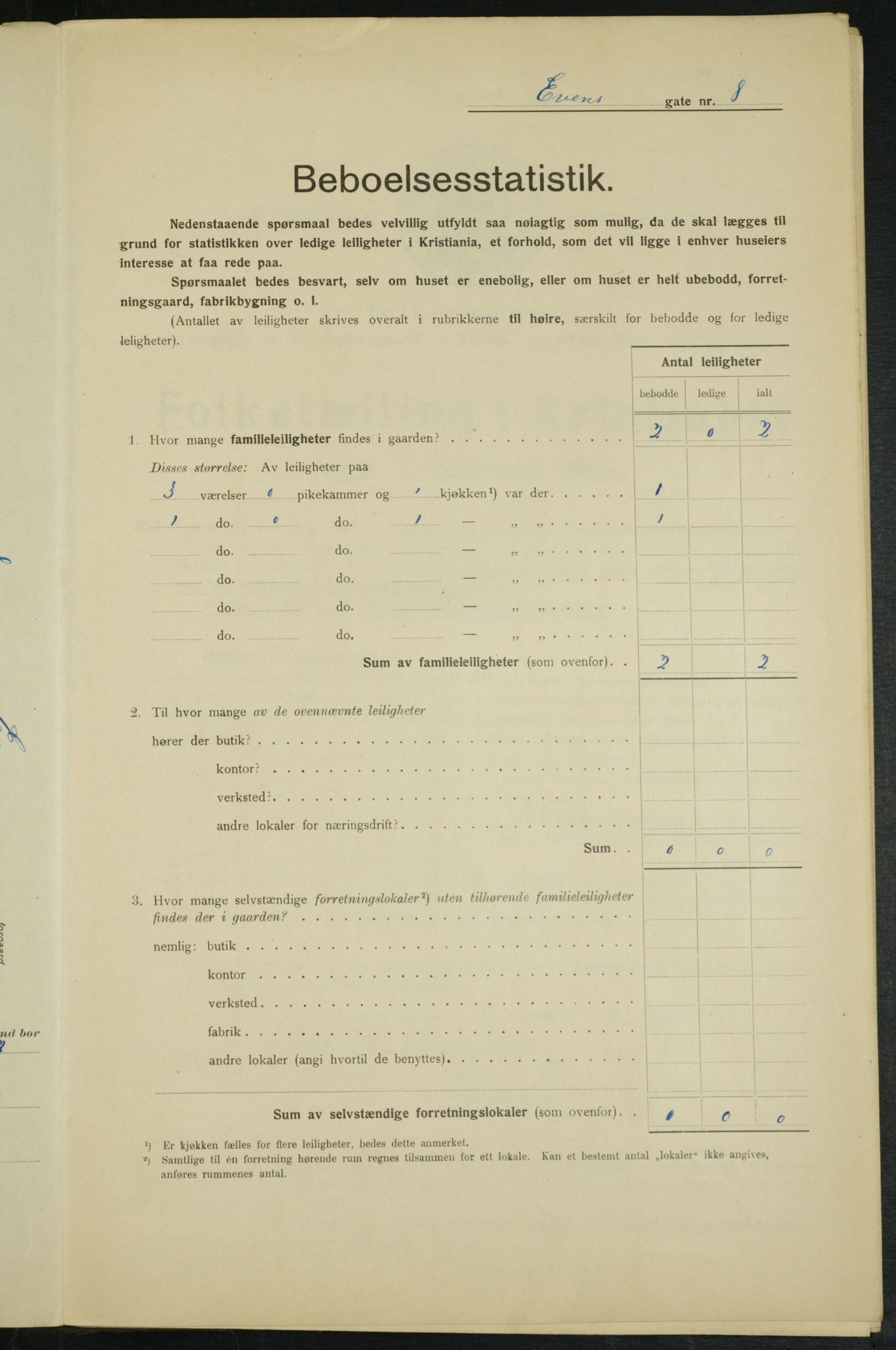 OBA, Kommunal folketelling 1.2.1915 for Kristiania, 1915, s. 22474