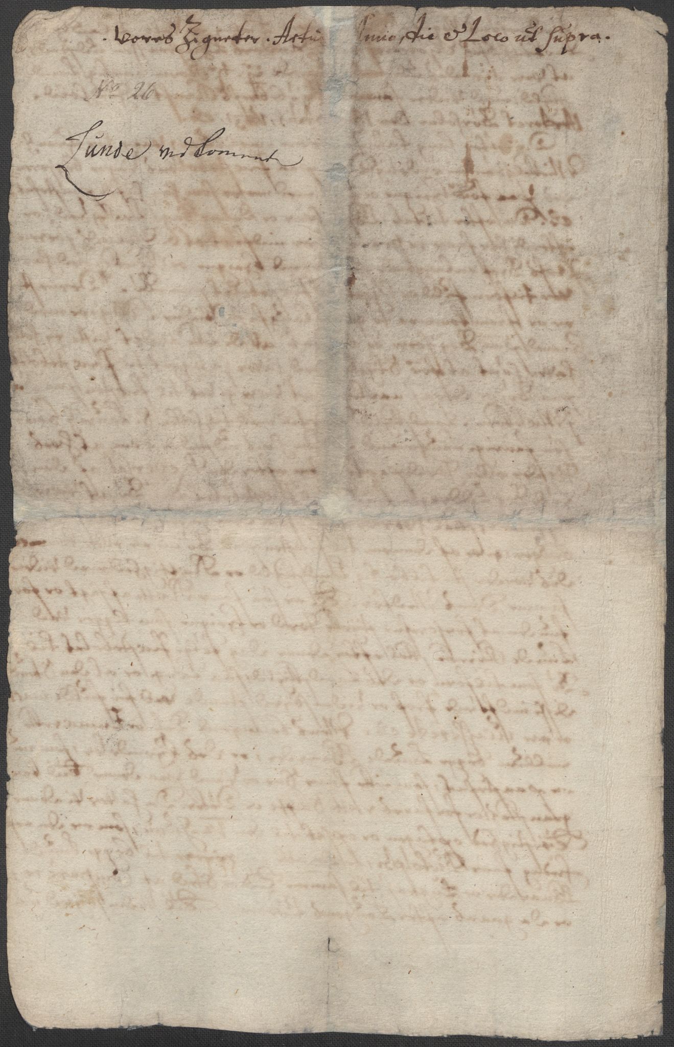 Riksarkivets diplomsamling, RA/EA-5965/F15/L0027: Prestearkiv - Telemark, 1587-1738, s. 53