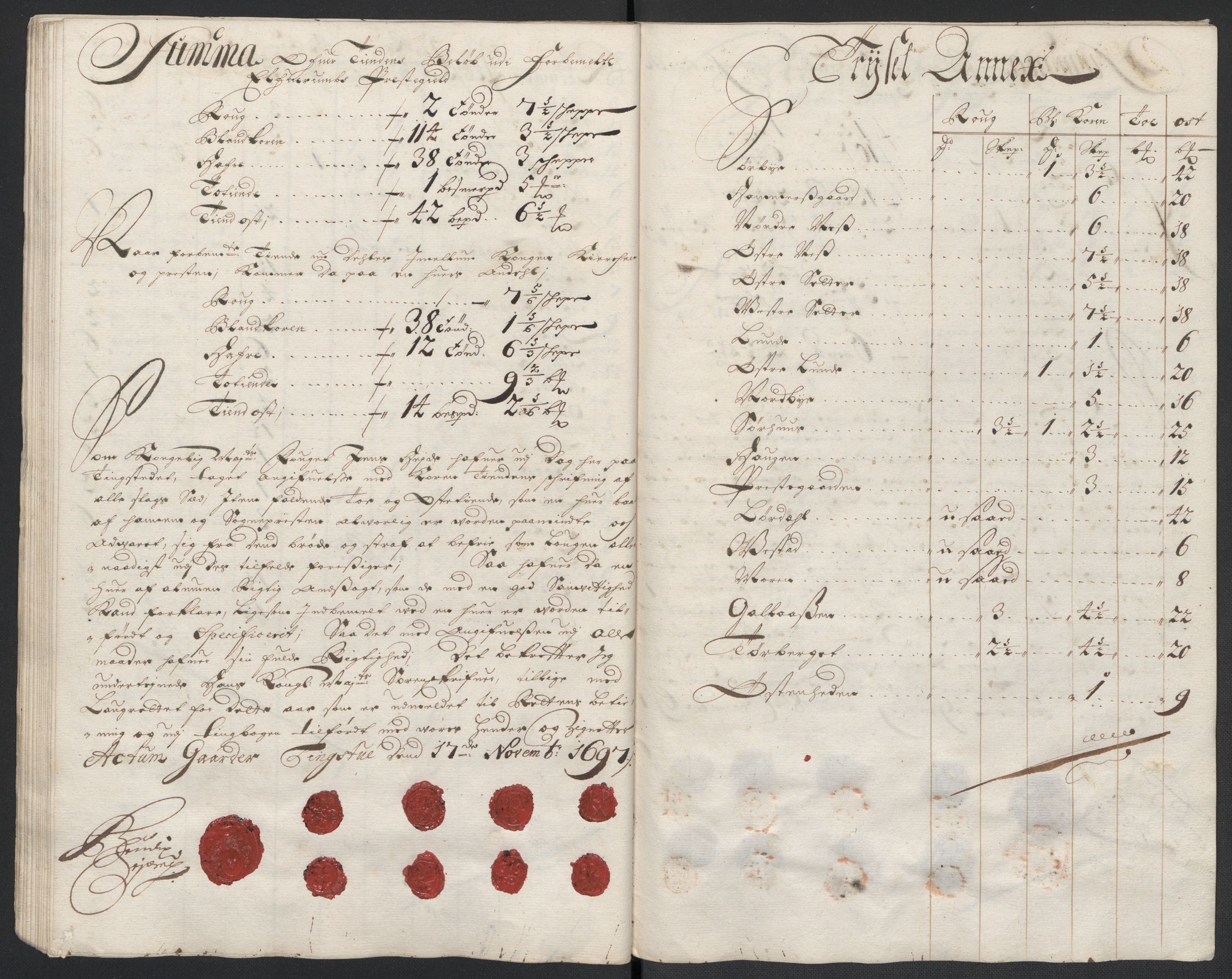 Rentekammeret inntil 1814, Reviderte regnskaper, Fogderegnskap, RA/EA-4092/R13/L0835: Fogderegnskap Solør, Odal og Østerdal, 1697, s. 198