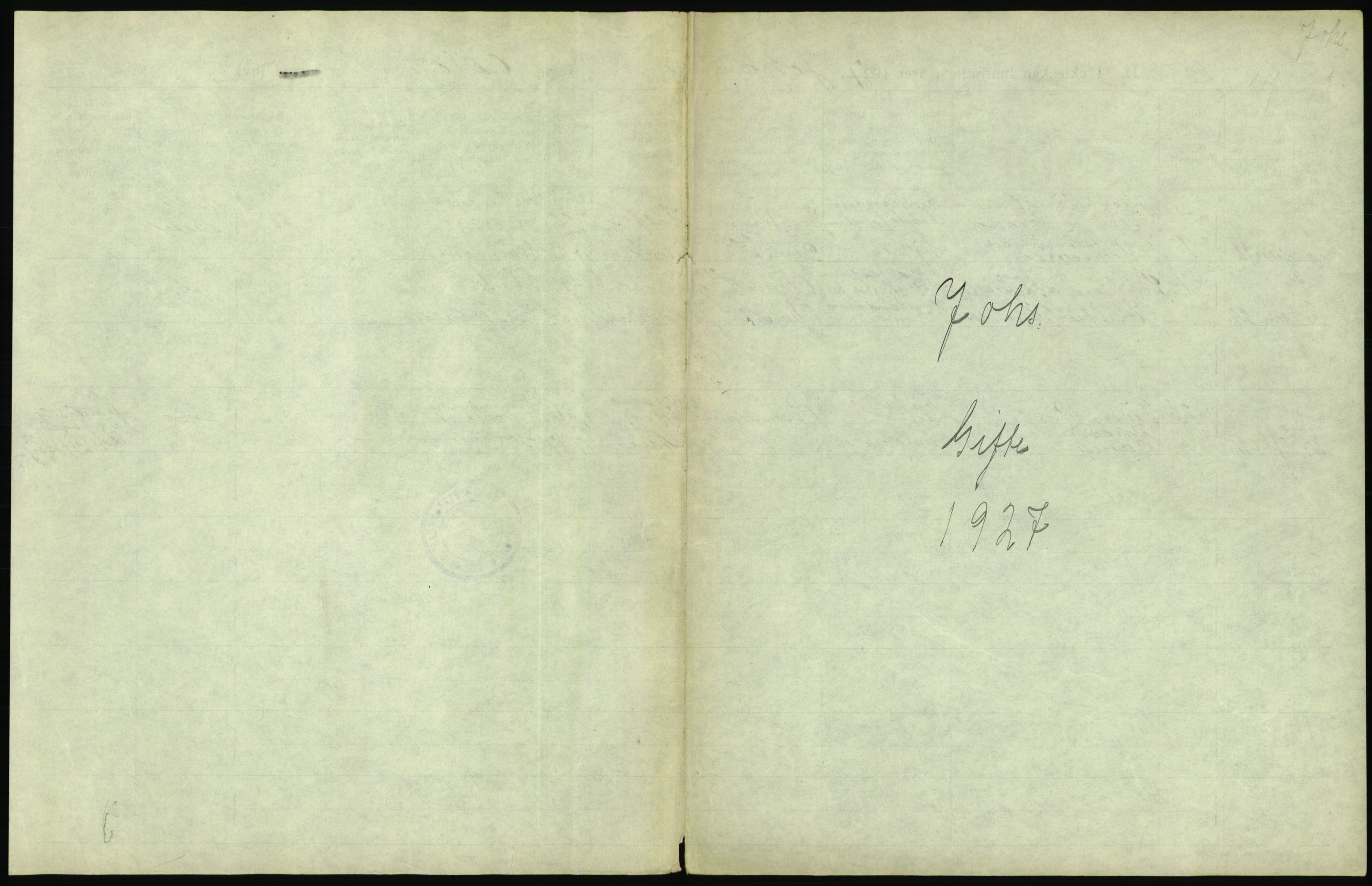Statistisk sentralbyrå, Sosiodemografiske emner, Befolkning, AV/RA-S-2228/D/Df/Dfc/Dfcg/L0008: Oslo: Gifte, 1927, s. 133
