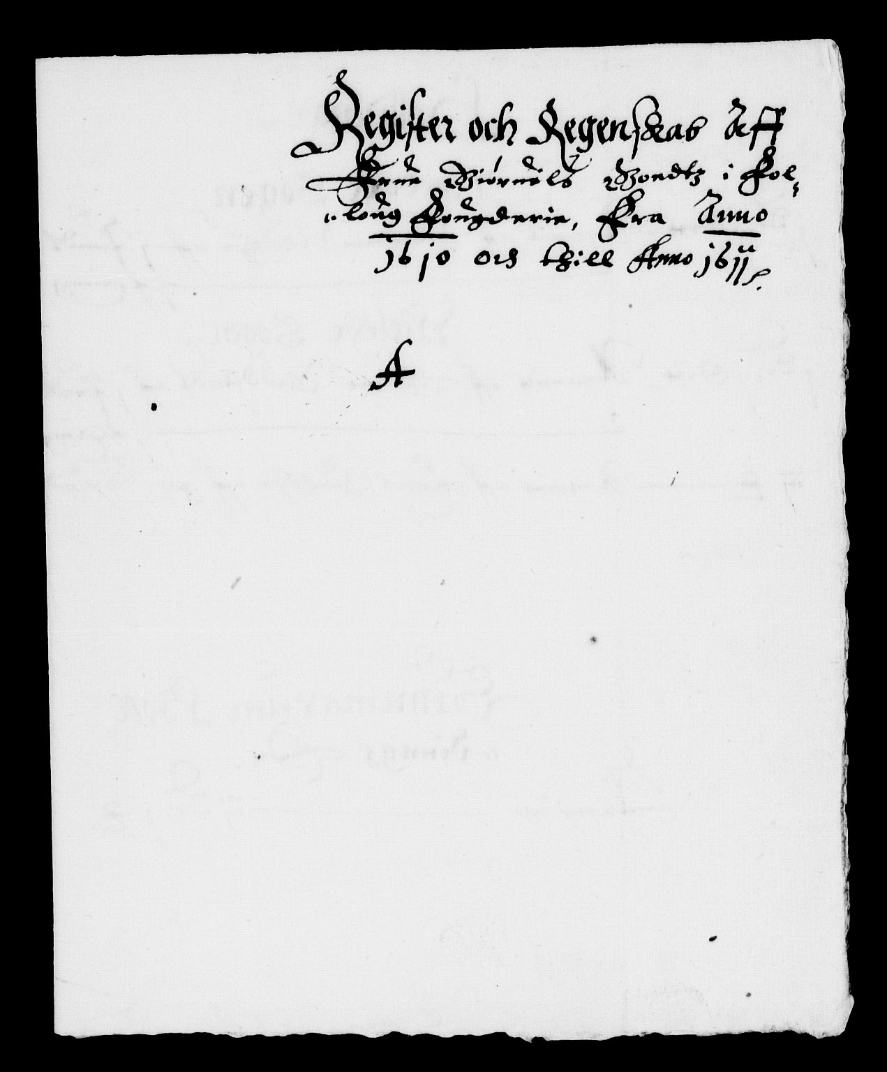 Rentekammeret inntil 1814, Reviderte regnskaper, Lensregnskaper, RA/EA-5023/R/Rb/Rba/L0026: Akershus len, 1610-1612