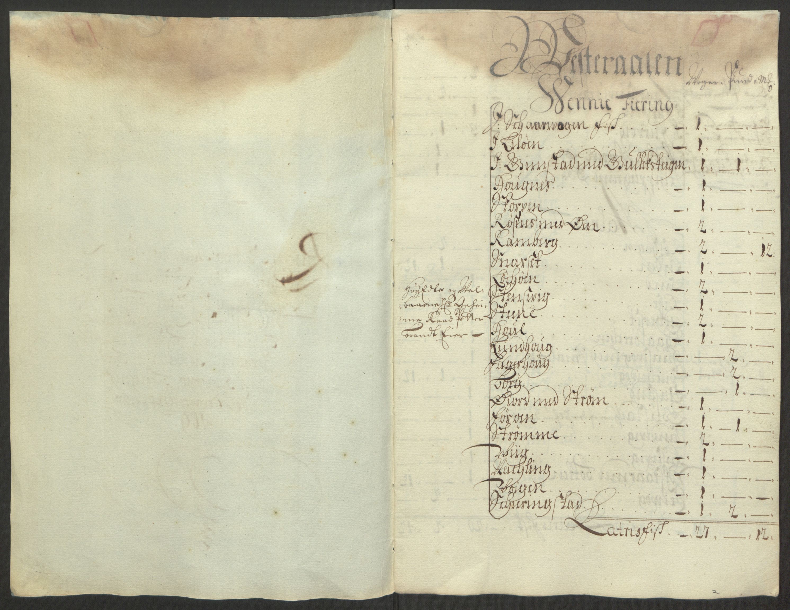 Rentekammeret inntil 1814, Reviderte regnskaper, Fogderegnskap, AV/RA-EA-4092/R67/L4677: Fogderegnskap Vesterålen, Andenes og Lofoten, 1694-1695, s. 232