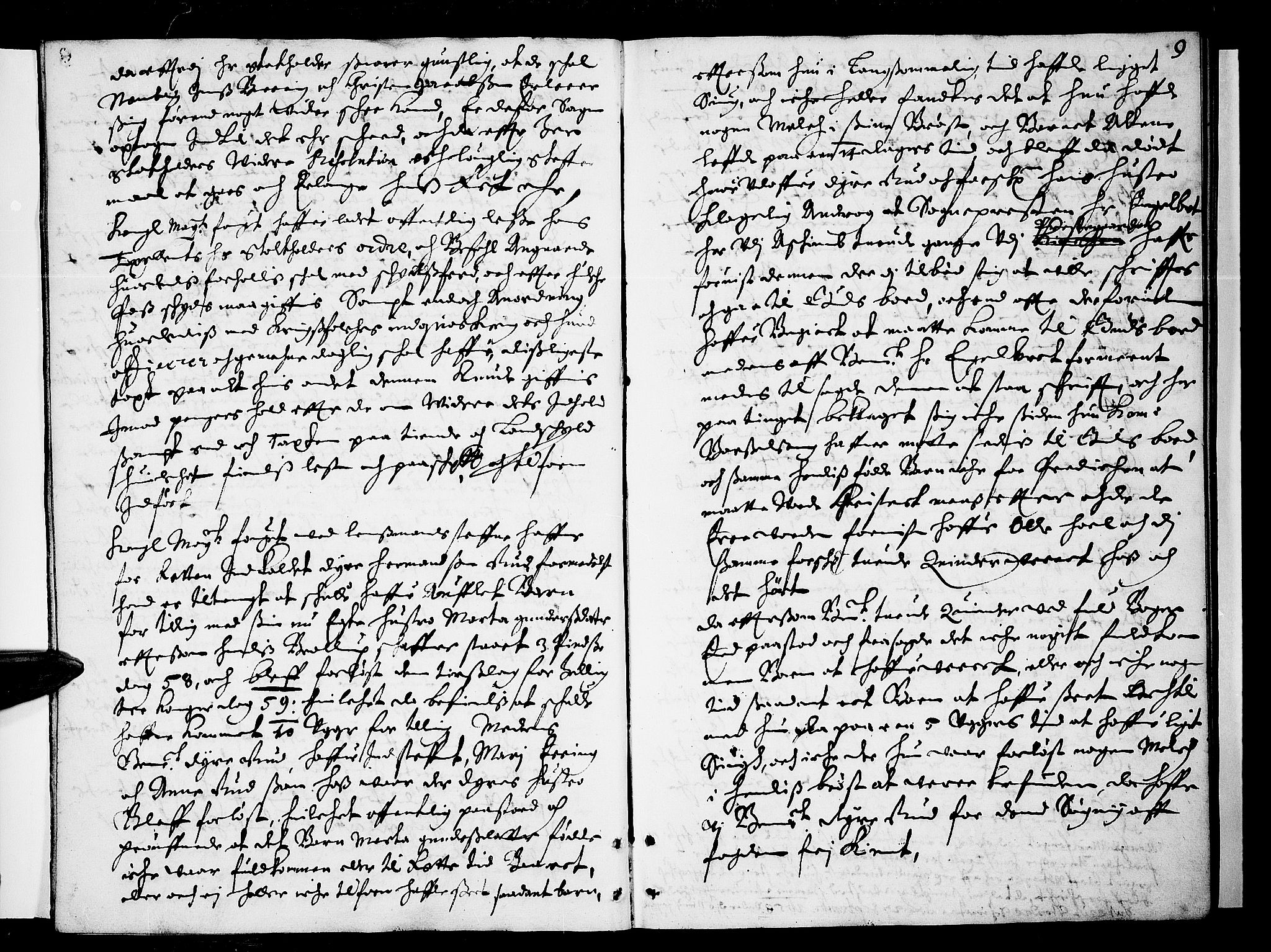 Heggen og Frøland sorenskriveri I, AV/SAO-A-11556/F/Fb/L0003: Tingbok, 1659-1661, s. 8b-9a
