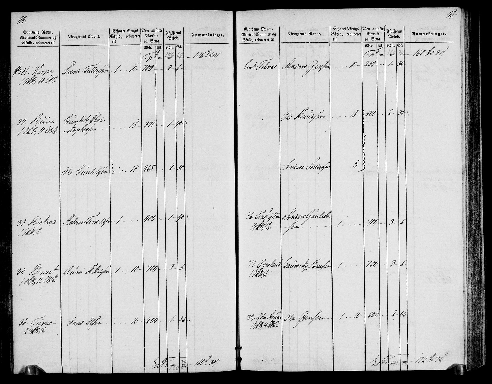 Rentekammeret inntil 1814, Realistisk ordnet avdeling, AV/RA-EA-4070/N/Ne/Nea/L0076: Øvre Telemarken fogderi. Oppebørselsregister, 1803-1804, s. 61