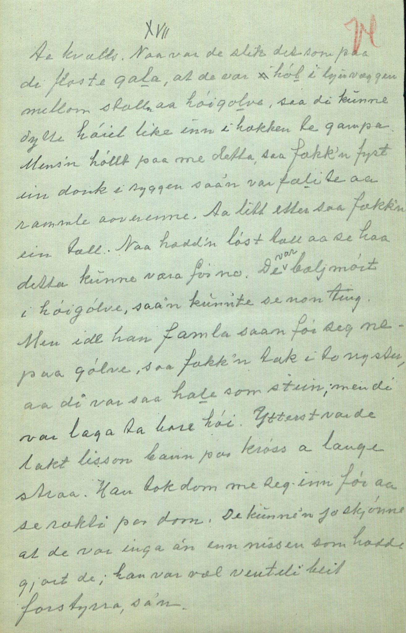 Rikard Berge, TEMU/TGM-A-1003/F/L0014/0040: 471-512 / 510 Brev til Berge frå Hankenæs + oppskrifter som H. kallar for sine, 1915-1917, s. 74