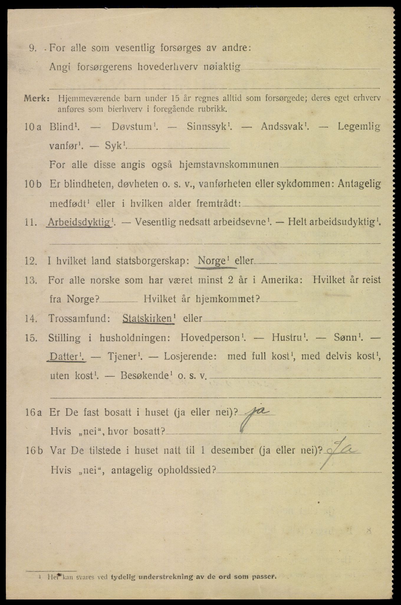 SAK, Folketelling 1920 for 1004 Flekkefjord kjøpstad, 1920, s. 5735