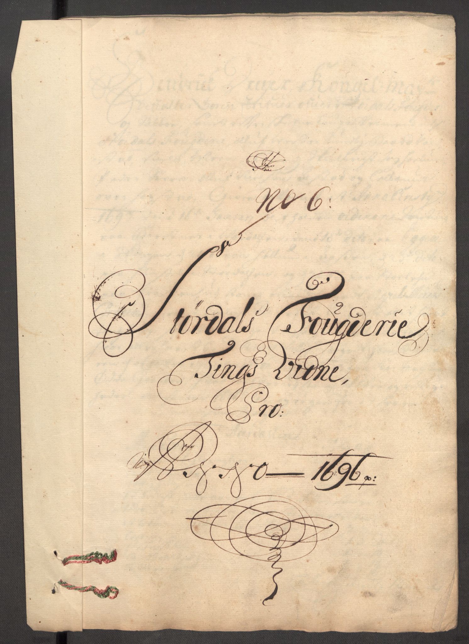 Rentekammeret inntil 1814, Reviderte regnskaper, Fogderegnskap, RA/EA-4092/R62/L4188: Fogderegnskap Stjørdal og Verdal, 1696, s. 171