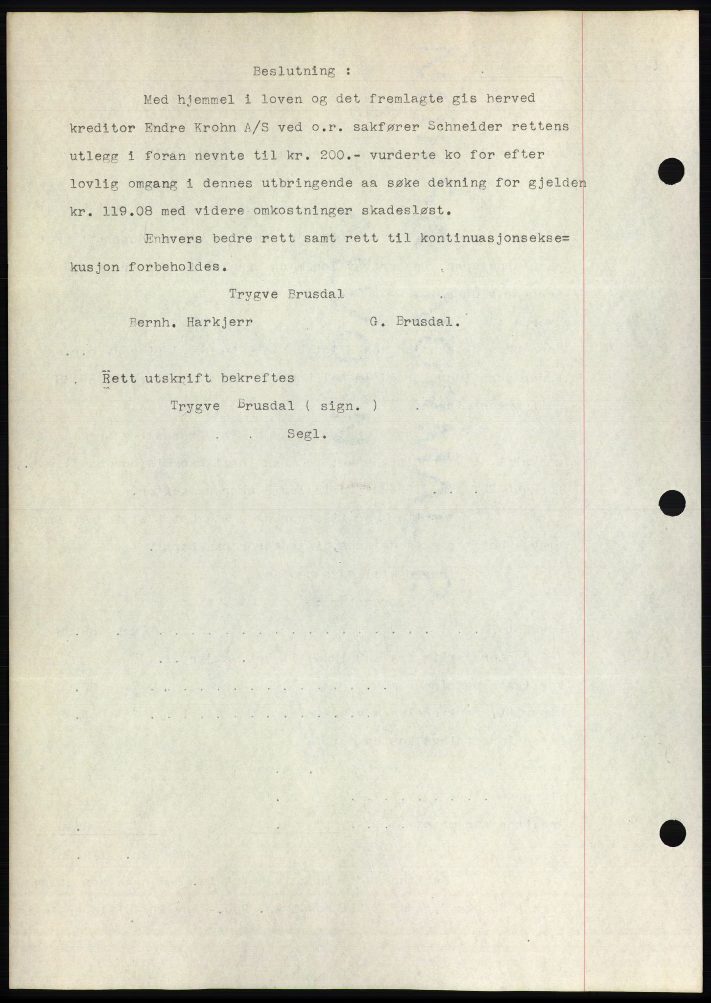 Romsdal sorenskriveri, AV/SAT-A-4149/1/2/2C/L0051: Pantebok nr. 45, 1926-1927, Tingl.dato: 01.02.1927