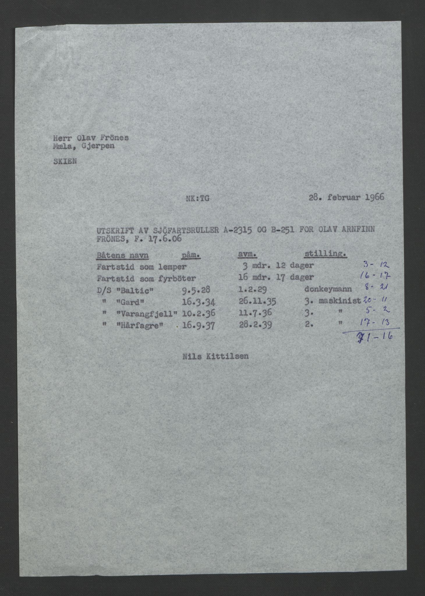 Skien innrulleringskontor, AV/SAKO-A-832/F/Fa/L0003: B-rulle, 1919-1935, s. 21