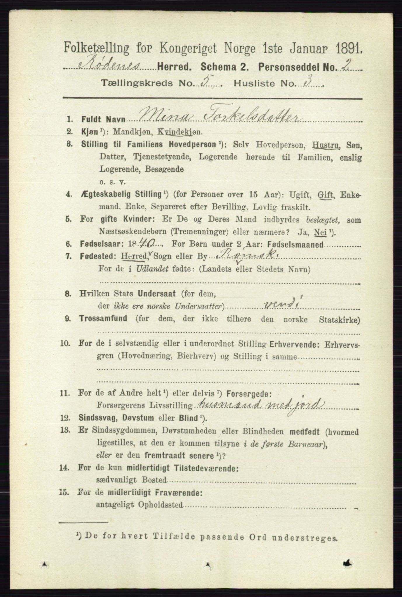 RA, Folketelling 1891 for 0120 Rødenes herred, 1891, s. 2102