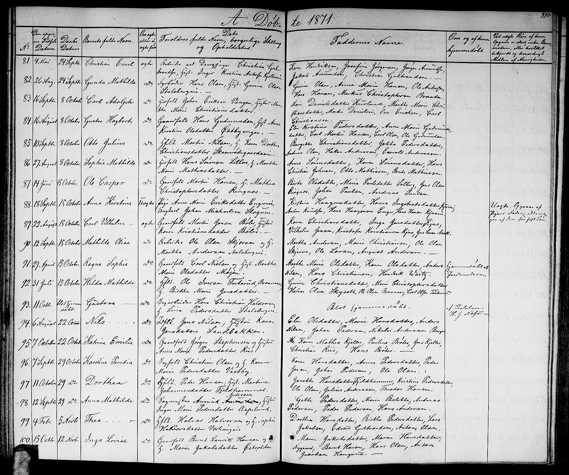Skedsmo prestekontor Kirkebøker, AV/SAO-A-10033a/G/Ga/L0002: Klokkerbok nr. I 2, 1855-1872, s. 350