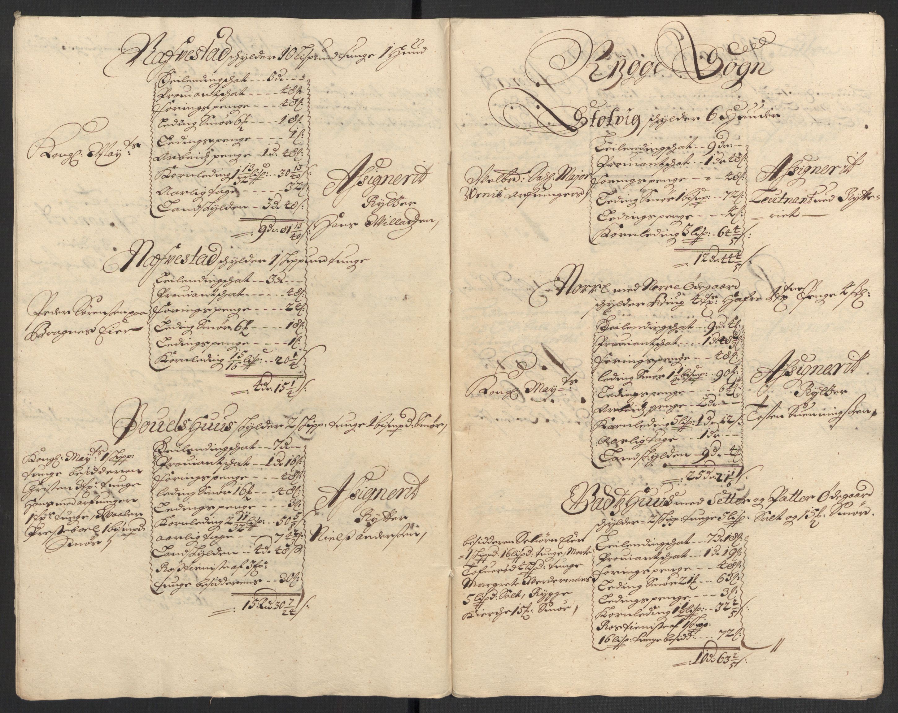 Rentekammeret inntil 1814, Reviderte regnskaper, Fogderegnskap, AV/RA-EA-4092/R04/L0125: Fogderegnskap Moss, Onsøy, Tune, Veme og Åbygge, 1697, s. 99