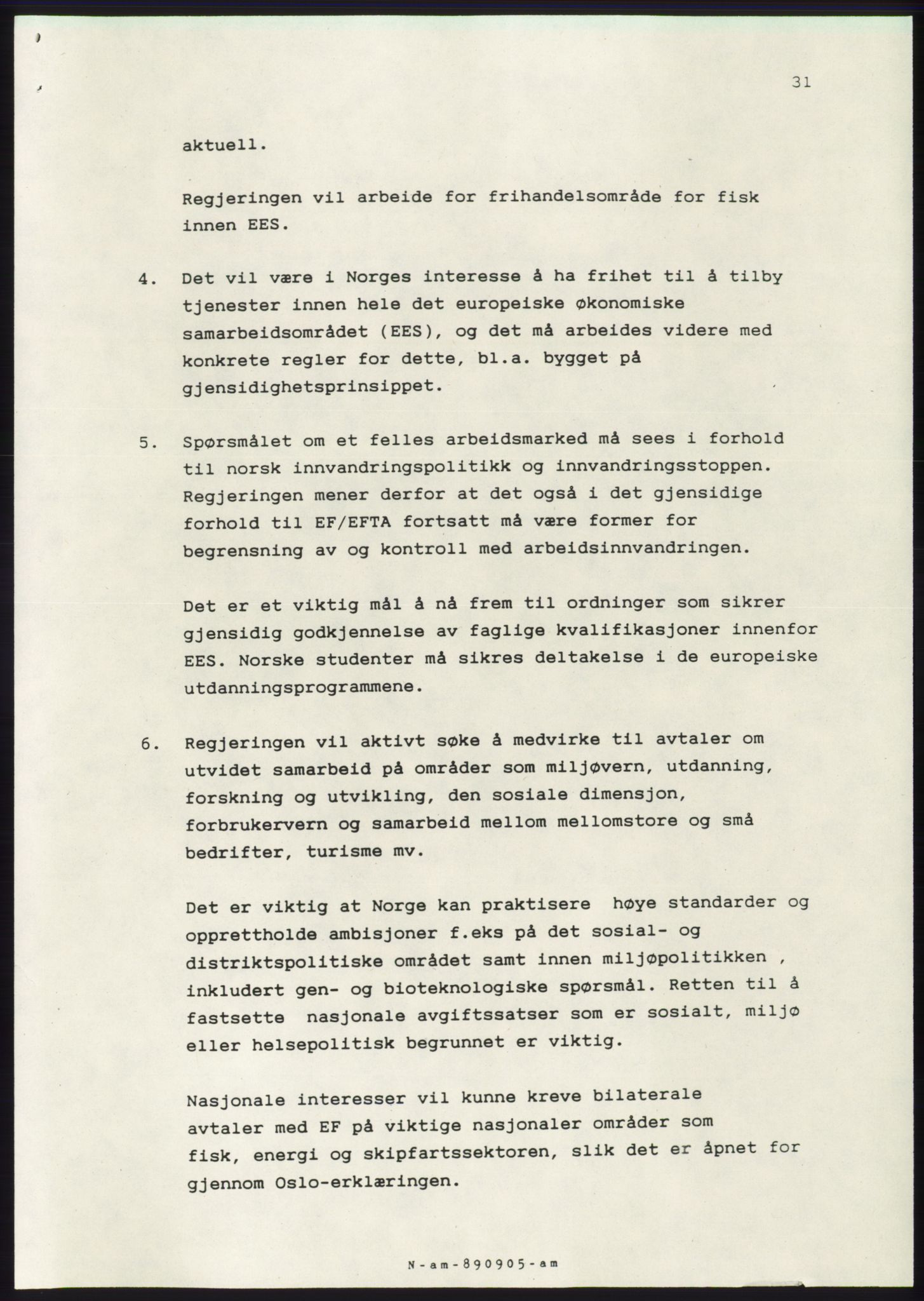 Forhandlingsmøtene 1989 mellom Høyre, KrF og Senterpartiet om dannelse av regjering, AV/RA-PA-0697/A/L0001: Forhandlingsprotokoll med vedlegg, 1989, s. 524