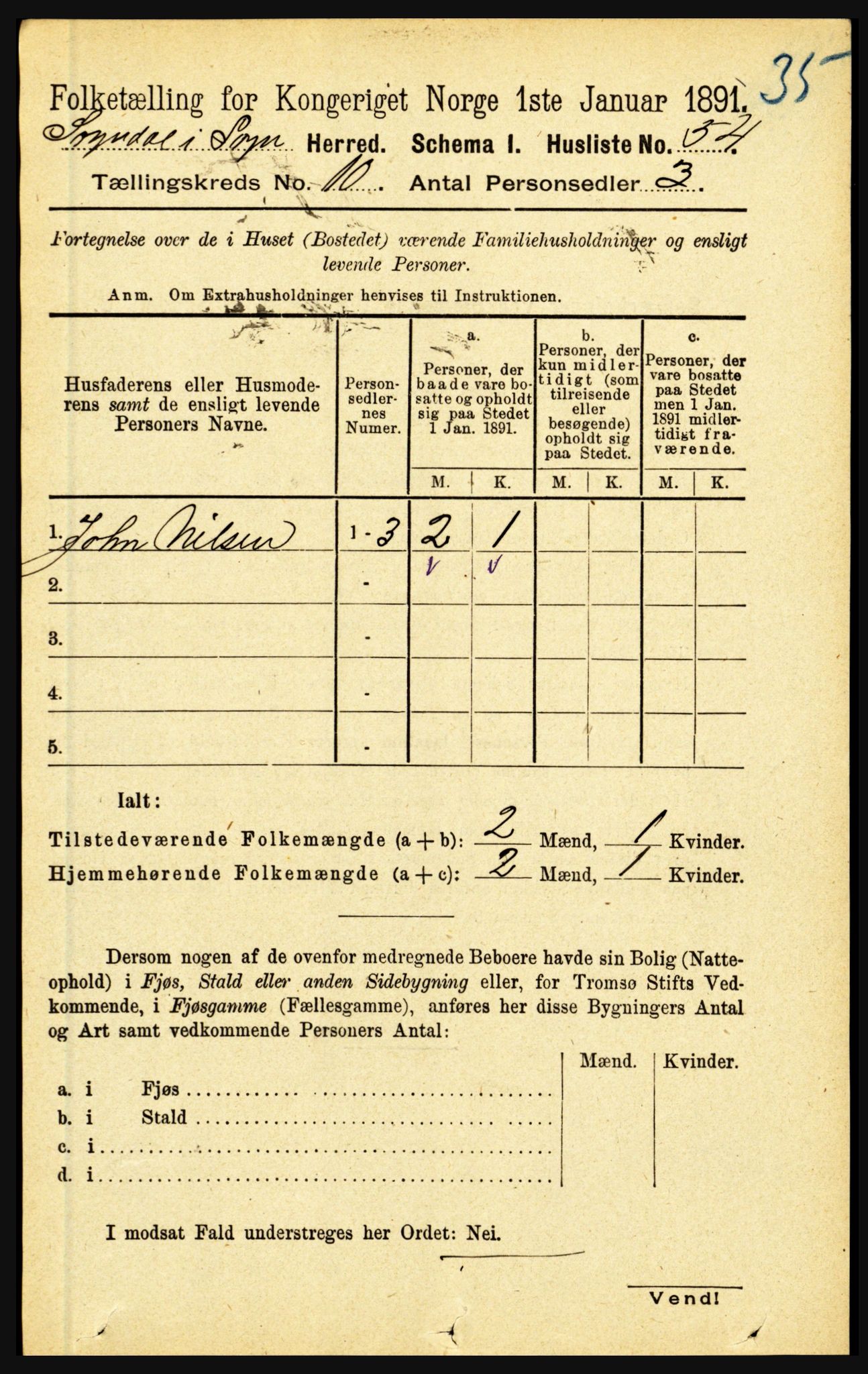 RA, Folketelling 1891 for 1420 Sogndal herred, 1891, s. 3947