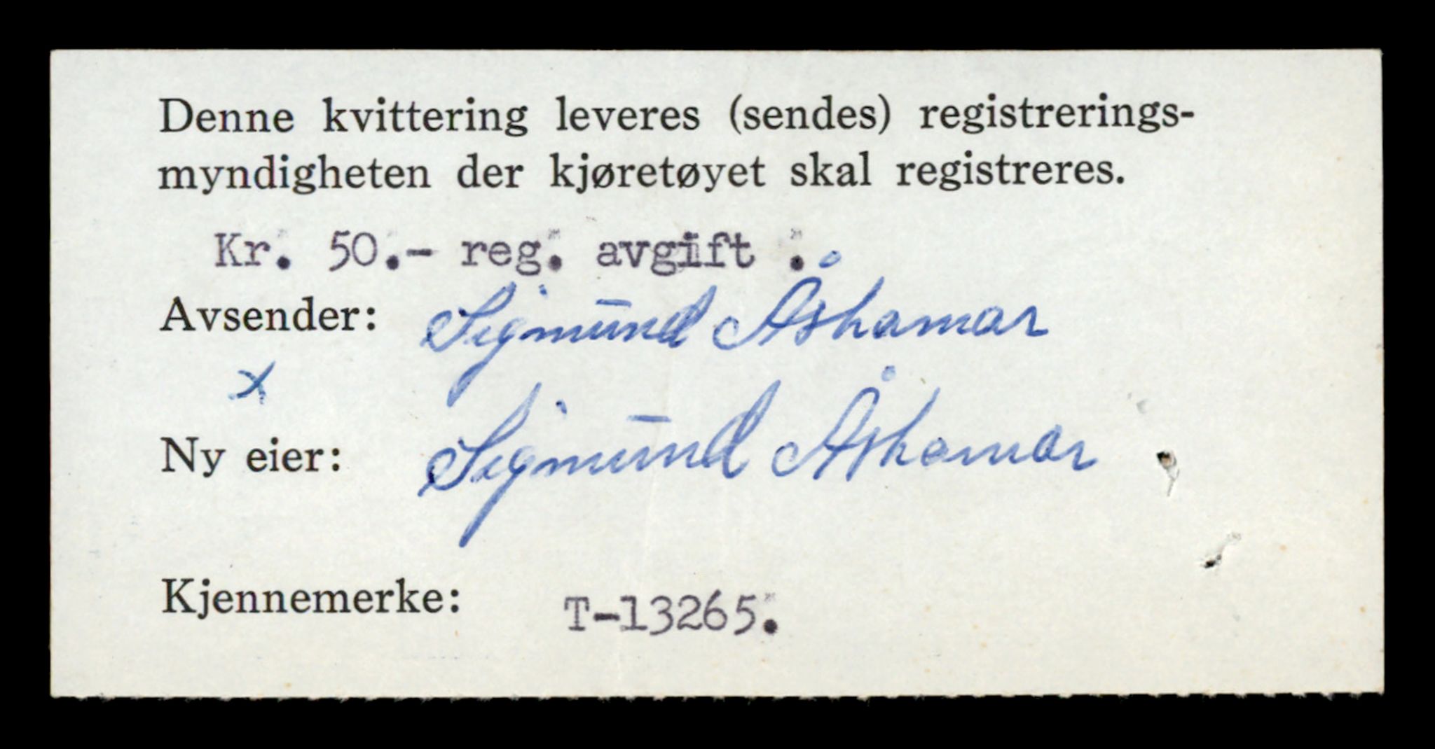 Møre og Romsdal vegkontor - Ålesund trafikkstasjon, AV/SAT-A-4099/F/Fe/L0038: Registreringskort for kjøretøy T 13180 - T 13360, 1927-1998, s. 1432